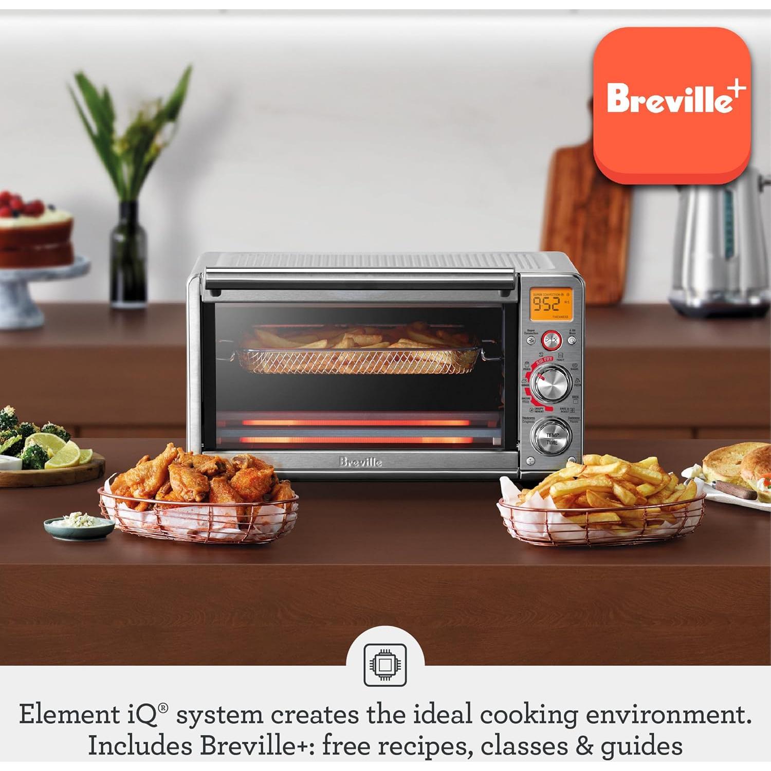 Horno Inteligente Breville Air Fryer Compacto 1800W Acero Inoxidable