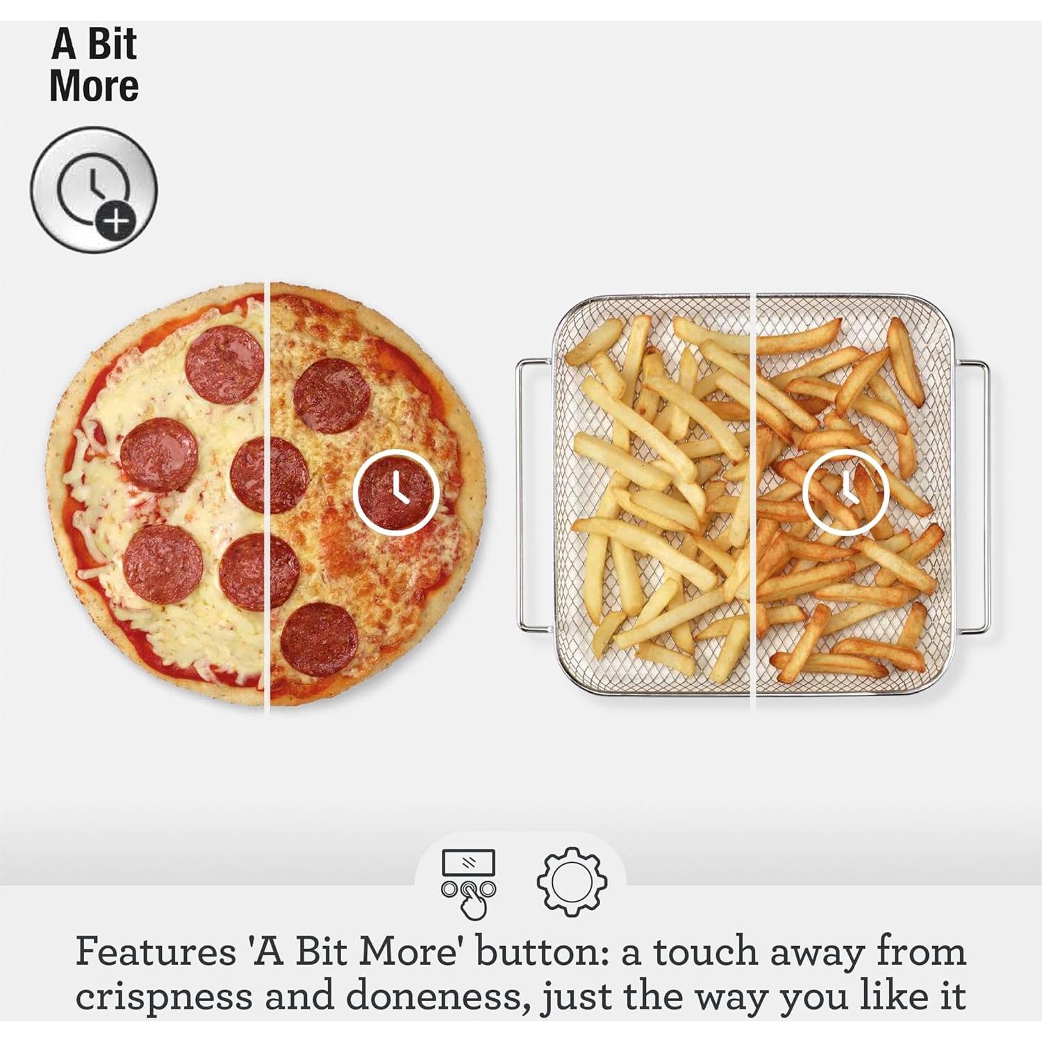 Horno Inteligente Breville Air Fryer Compacto 1800W Acero Inoxidable