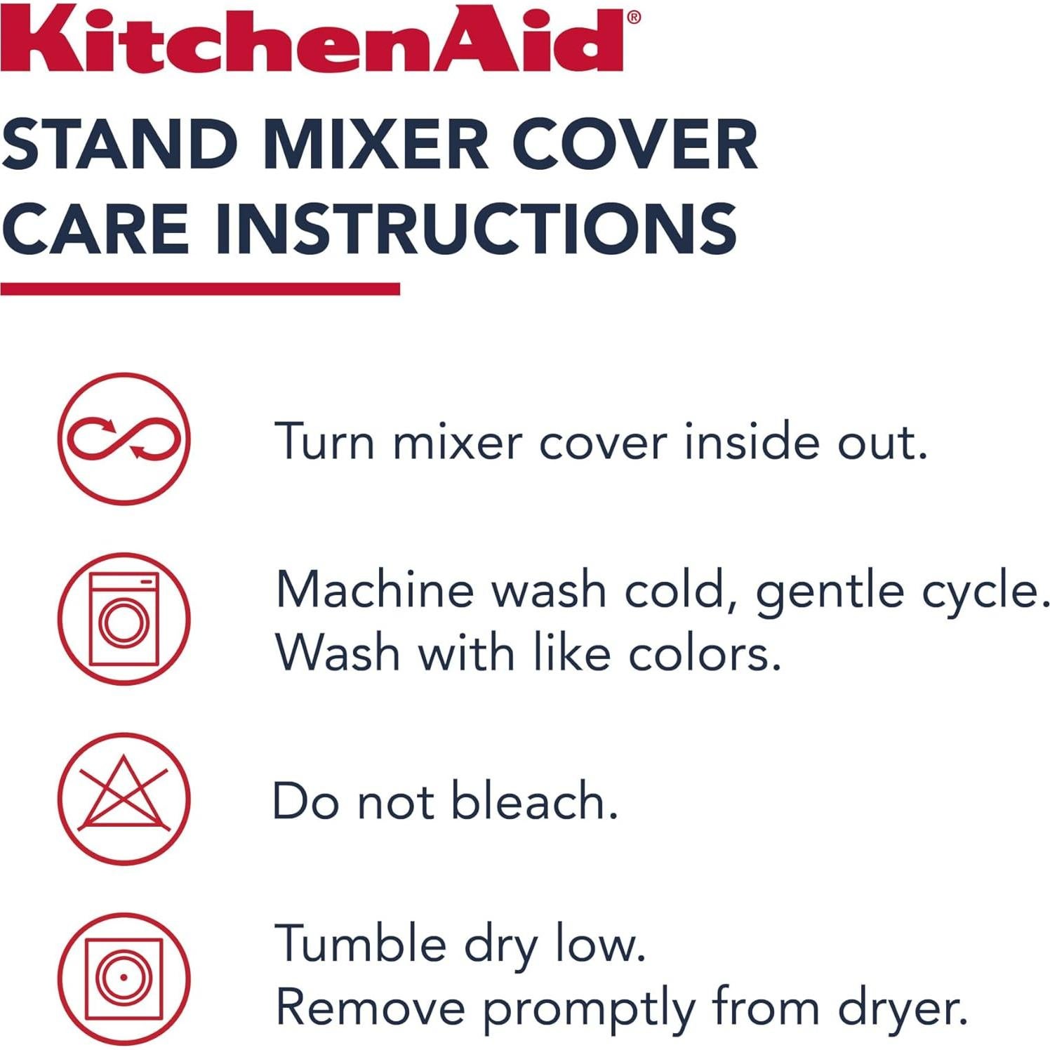 Funda Ajustada KitchenAid para Batidora de Cabeza Inclinada 36.6x45.7cm