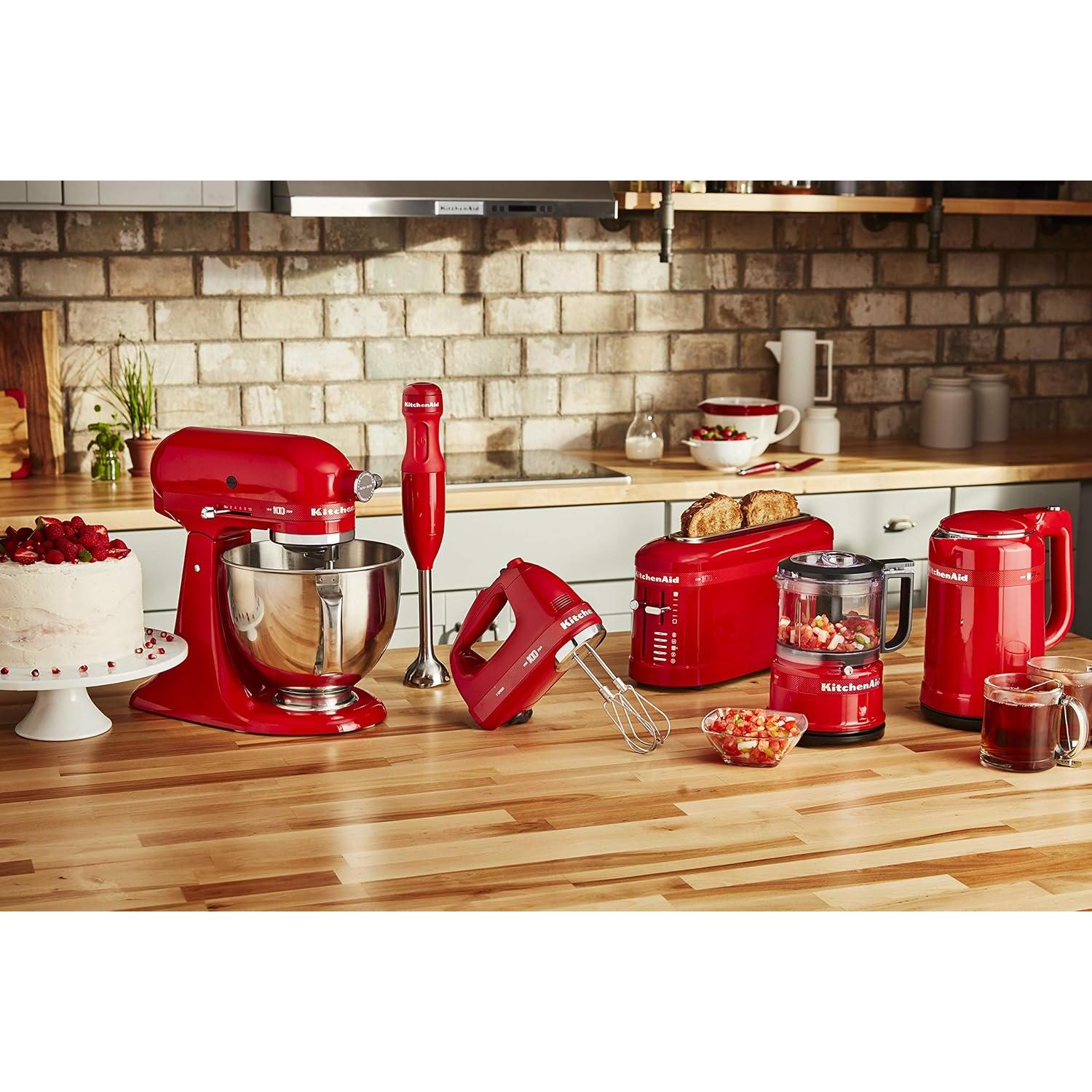 Batidora de Mano KitchenAid KHM7210QHSD 7 Velocidades Roja