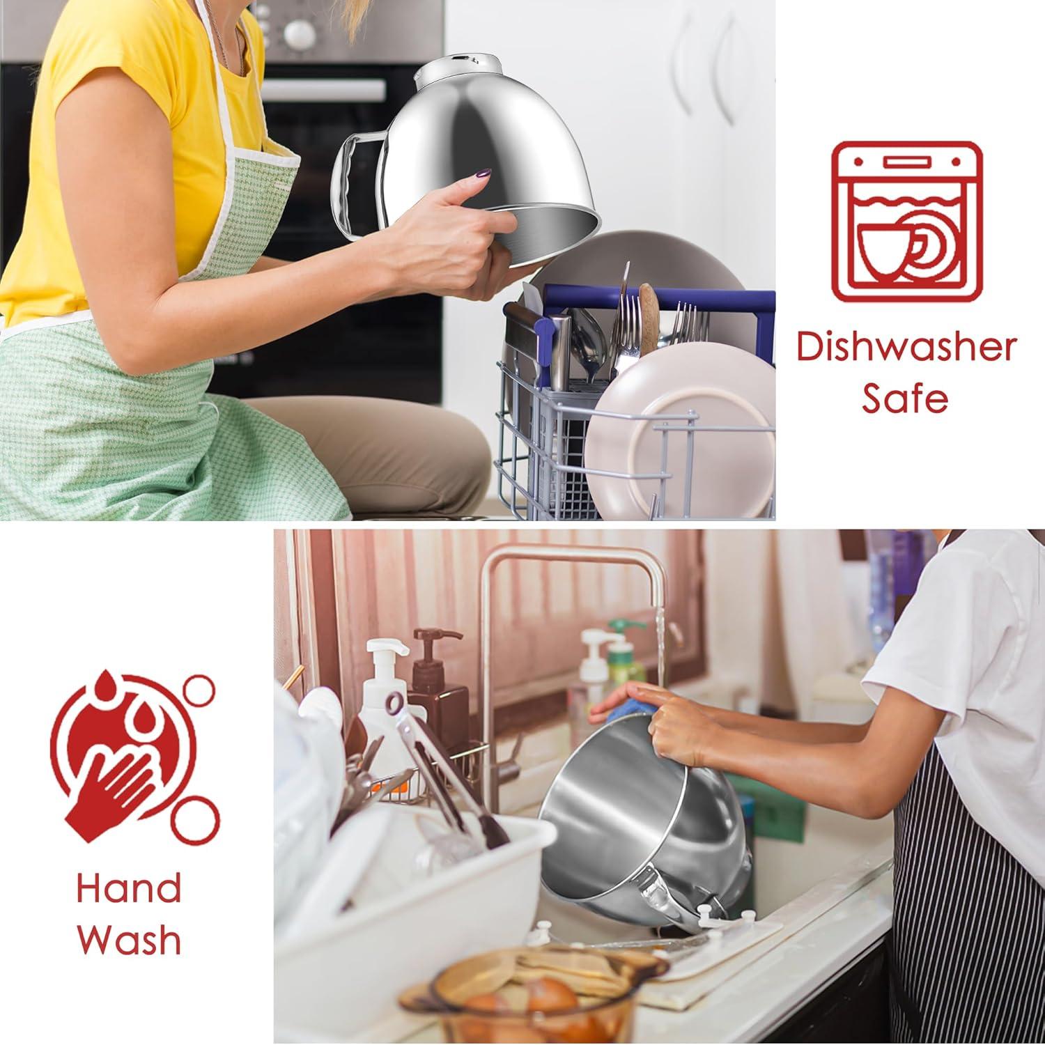 Tazón de Mezcla Acero Inoxidable KITOART 5QT para KitchenAid