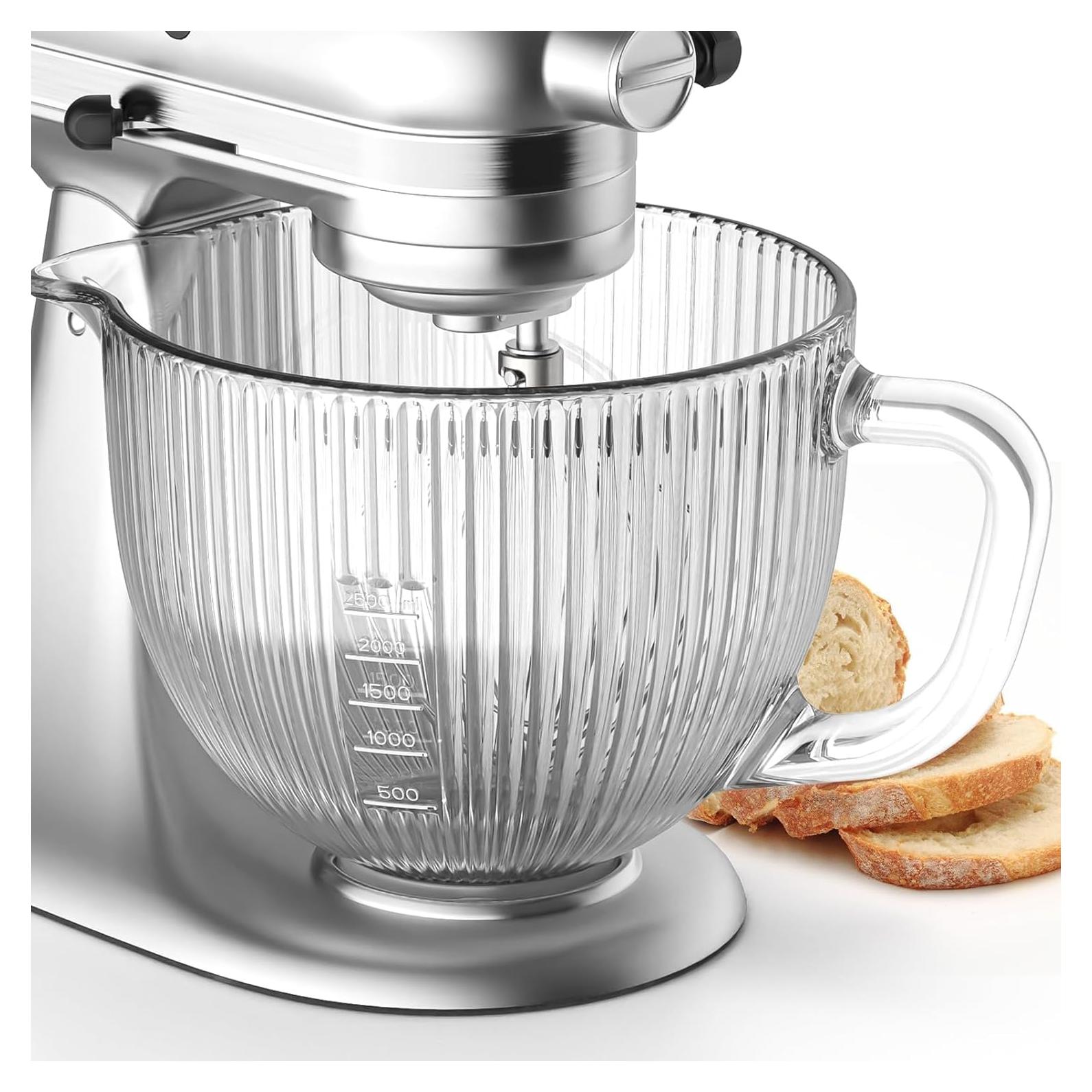 Tazón Mezclador de Vidrio Cofun 5L para Batidora Kitchenaid