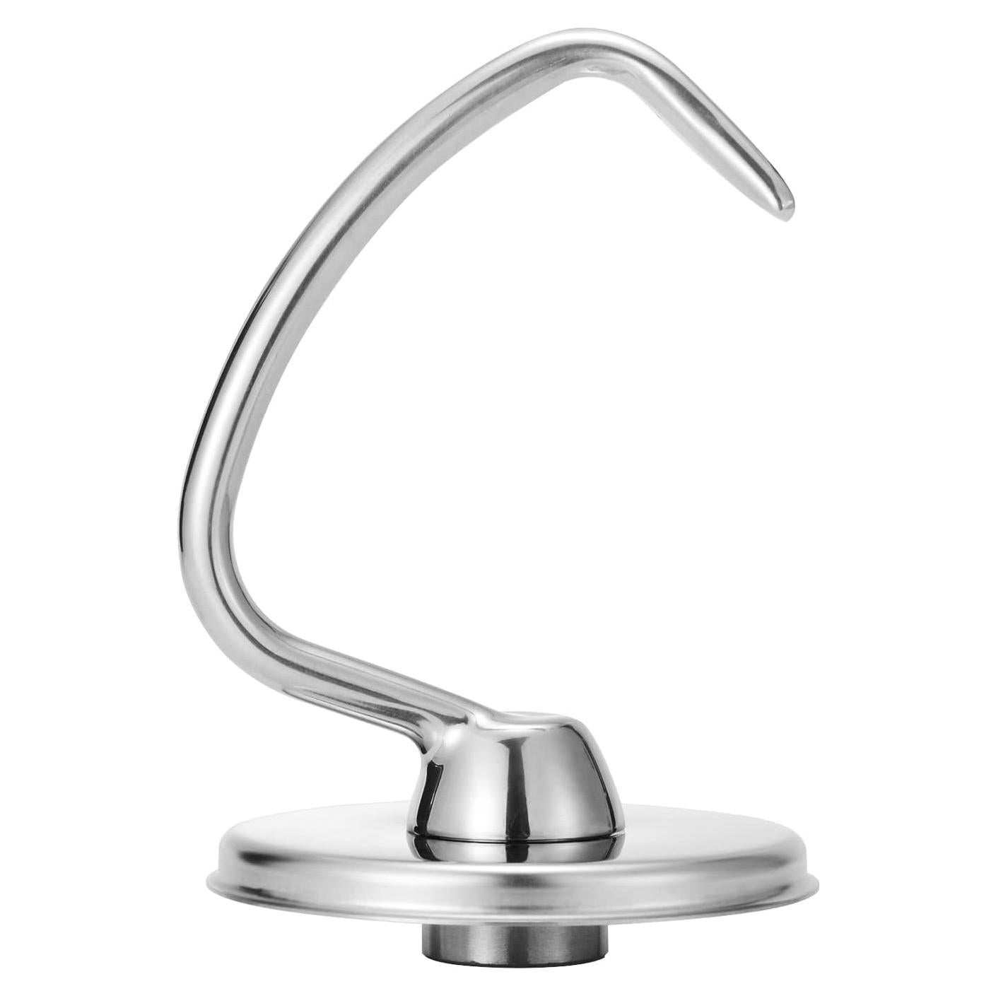 Gancho de masa de acero inoxidable Wiselet para KitchenAid 4.5-5L