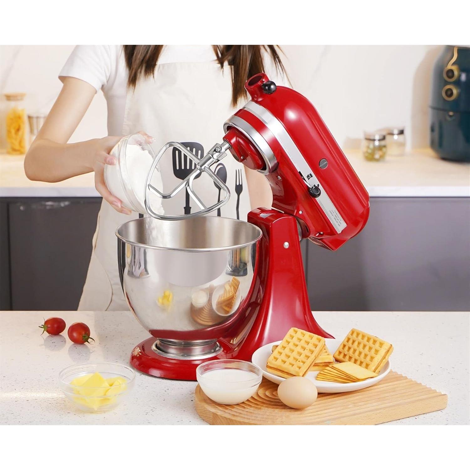 Batidor Plano Acero Inoxidable FavorKit para KitchenAid 4.5-5 Qt