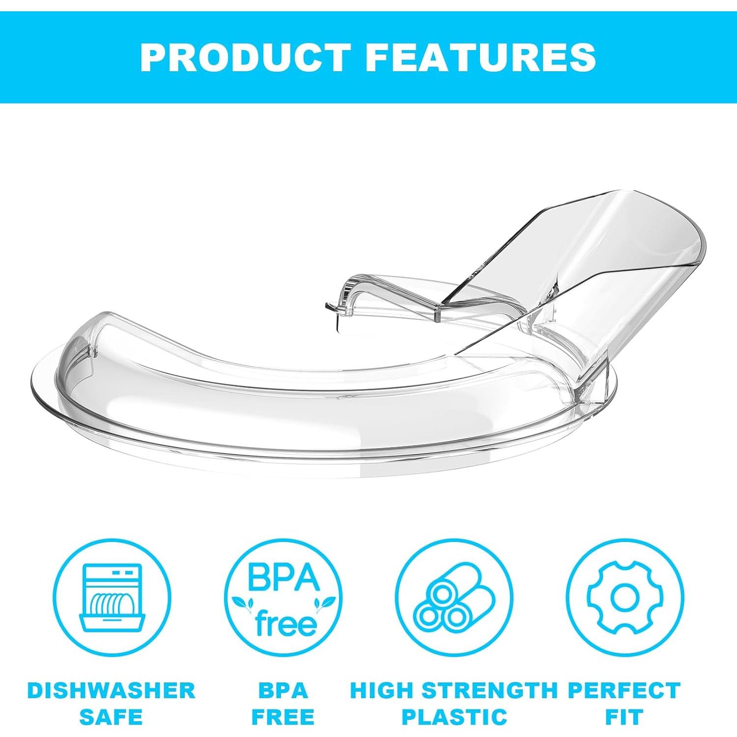 Tazón de Acero Inoxidable HOZODO para Mezclador Kitchenaid 4.5L