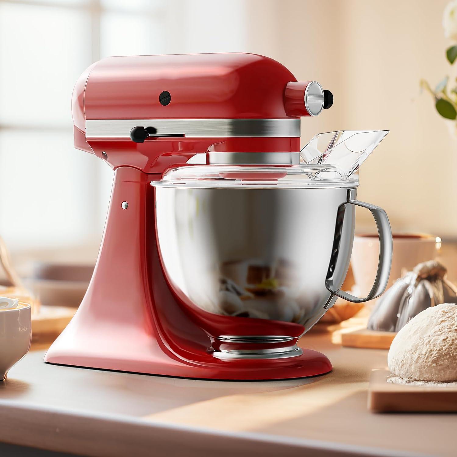 Tazón de Acero Inoxidable HOZODO para Mezclador Kitchenaid 4.5L