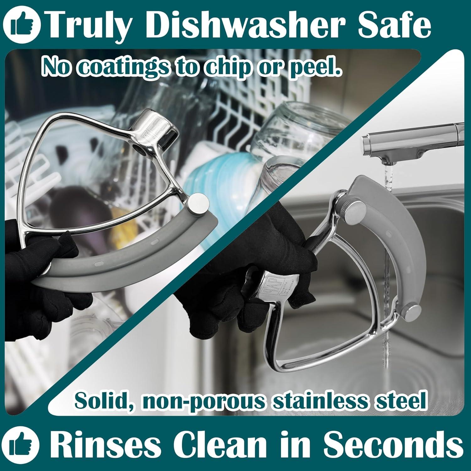 Batidor Flex Edge KitchenAid FEB5 Acero Inoxidable 4.5-5qt