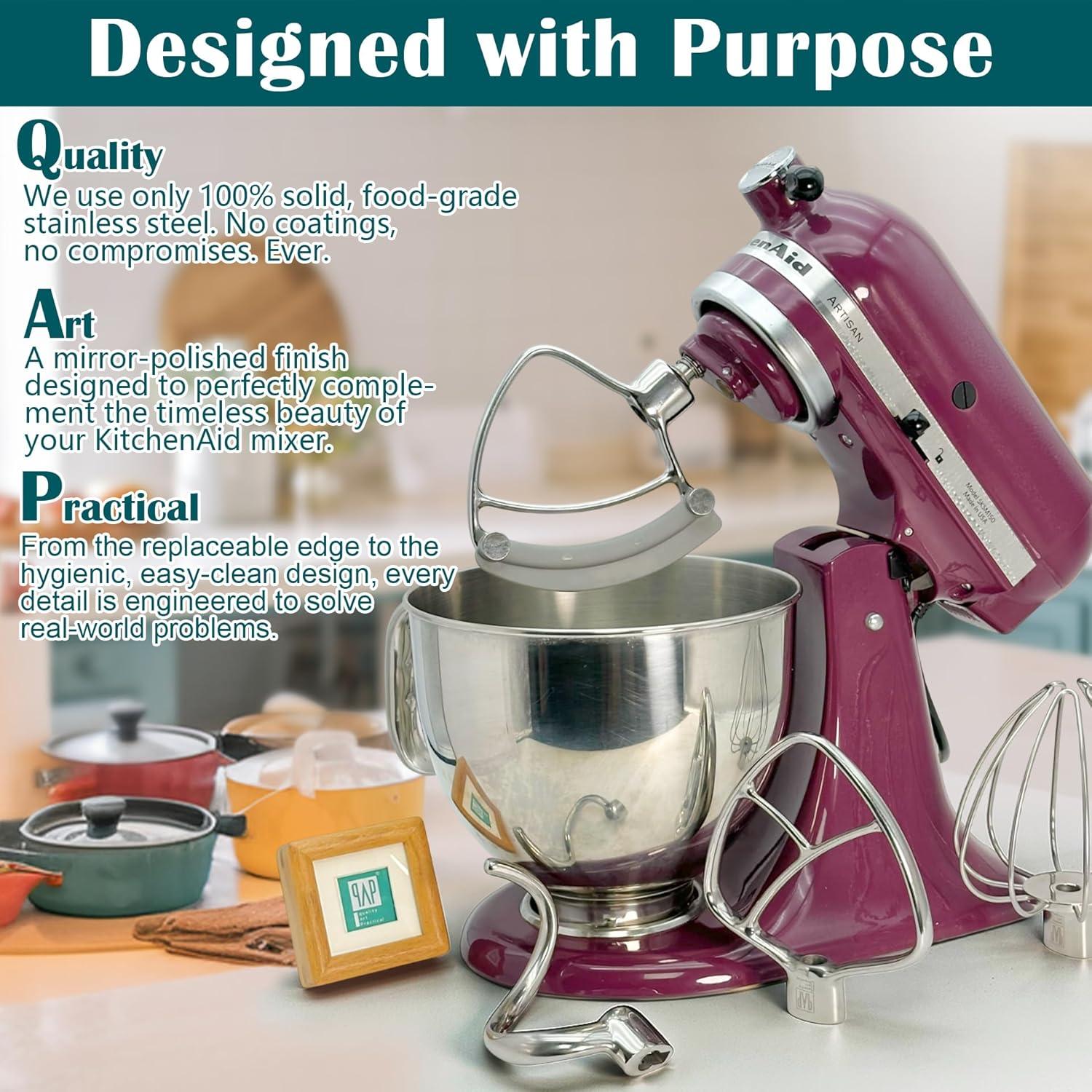 Batidor Flex Edge KitchenAid FEB5 Acero Inoxidable 4.5-5qt