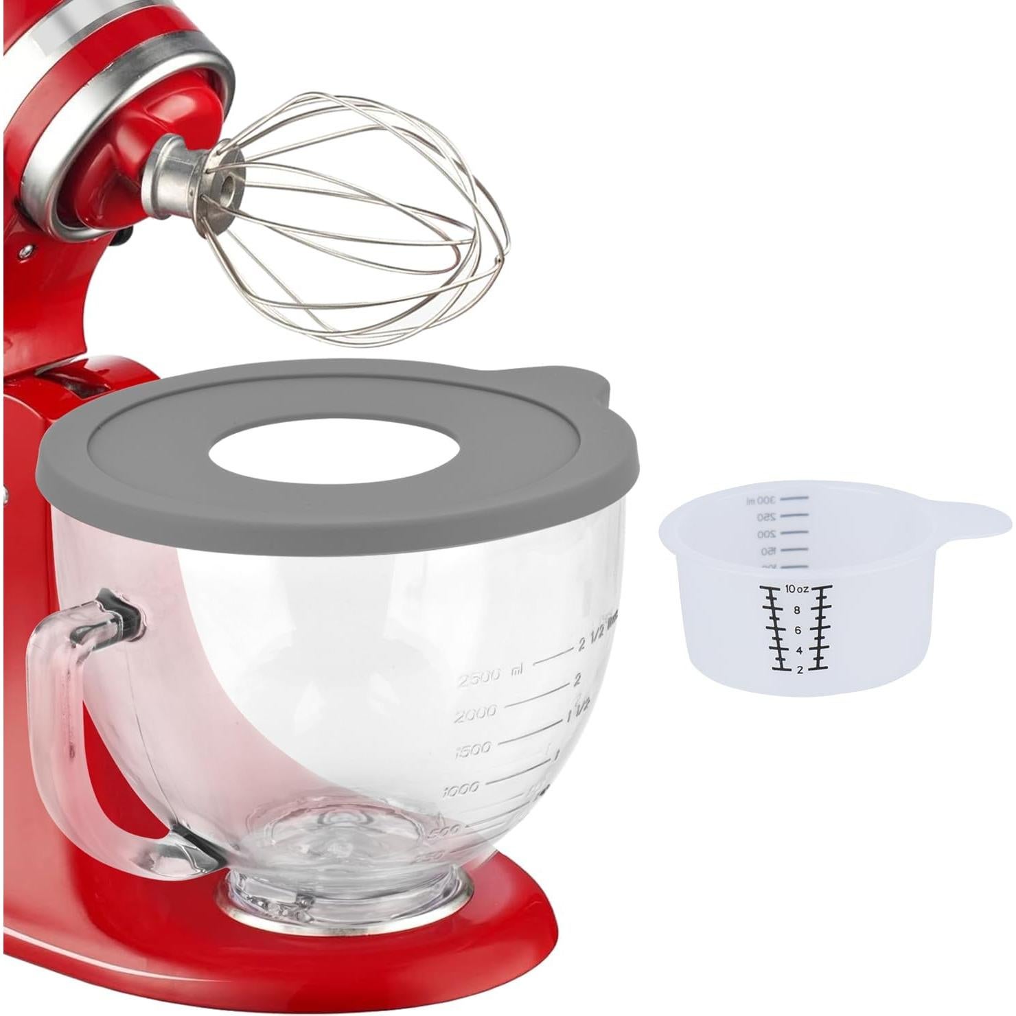 Batidora Kltchonald 5QT con Tazón de Vidrio y Tapa Gris