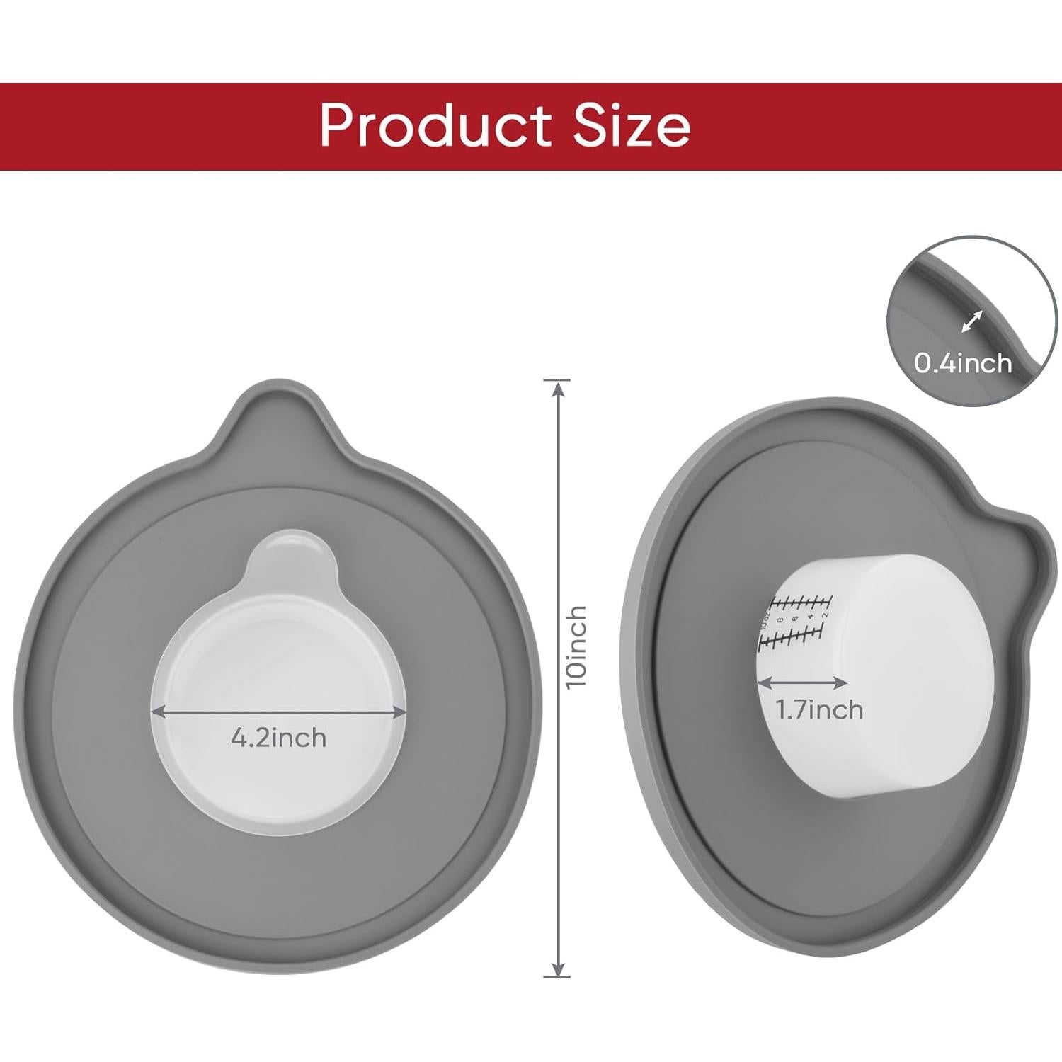 Batidora Kltchonald 5QT con Tazón de Vidrio y Tapa Gris