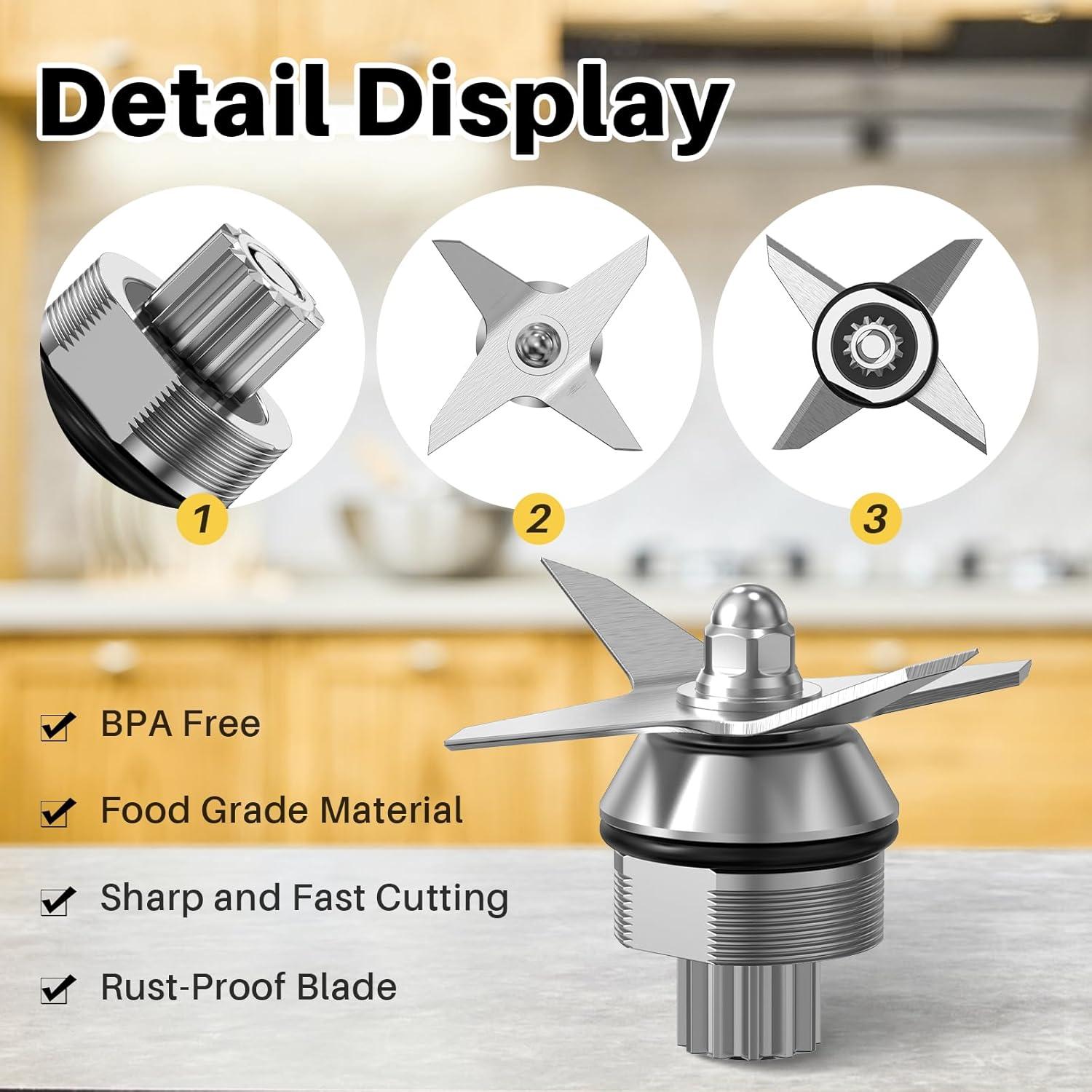 Conjunto de Repuesto de Cuchilla Vitamix 64 oz y 32 oz