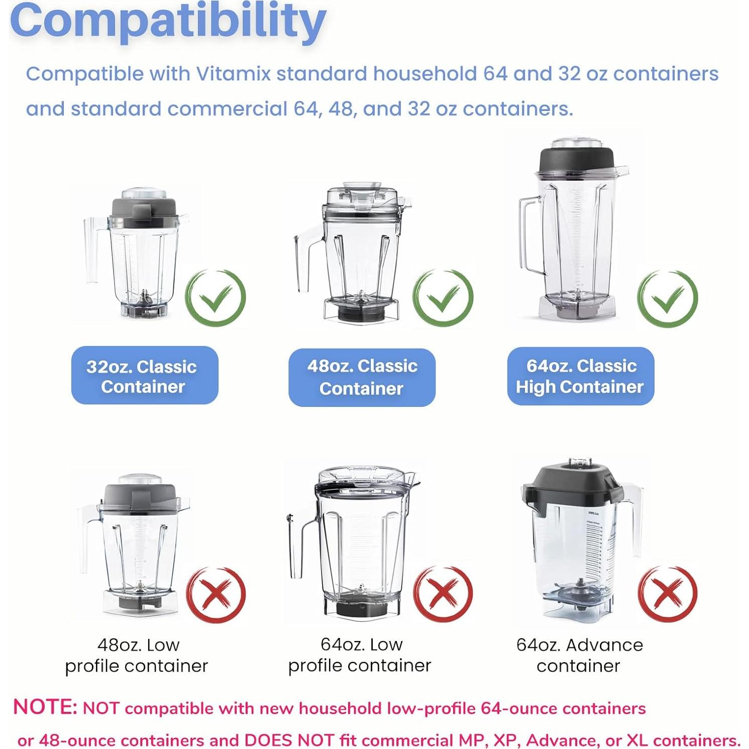 Conjunto de Cuchillas Húmedas Vitamix 104675 STM102R 1.89L 0.95L