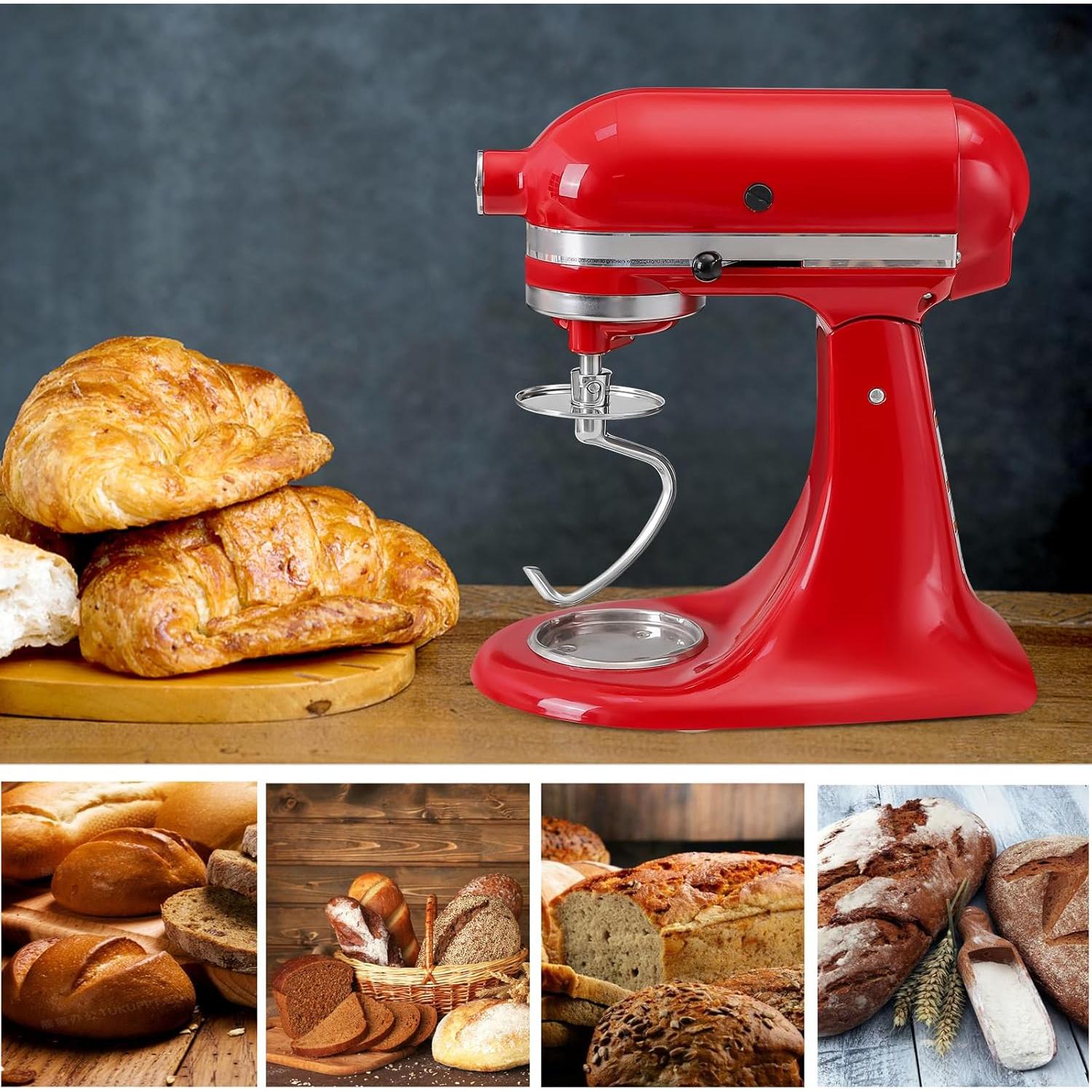 Gancho de Masa Acero Inoxidable KitchenAid 4.5-5QT