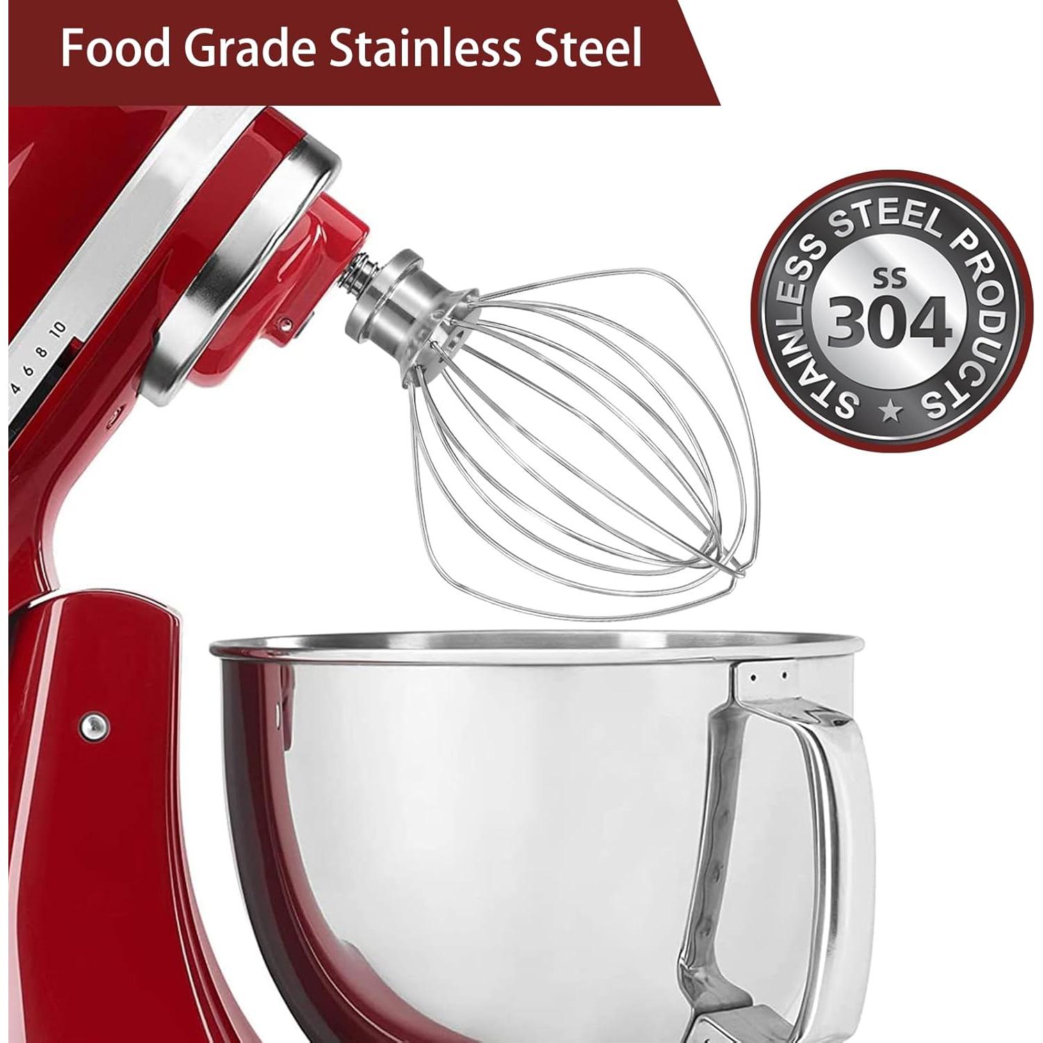 Batidor de Alambre K45WW KitchenAid 6 Alambres Acero Inoxidable