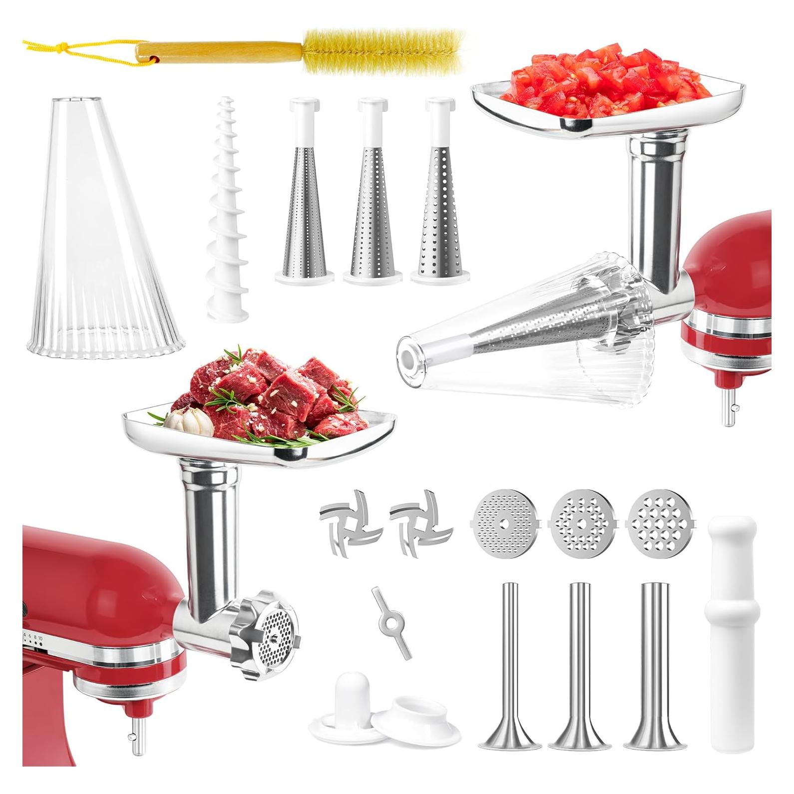 Juego de colador y picadora GLINK para batidora Kitchenaid