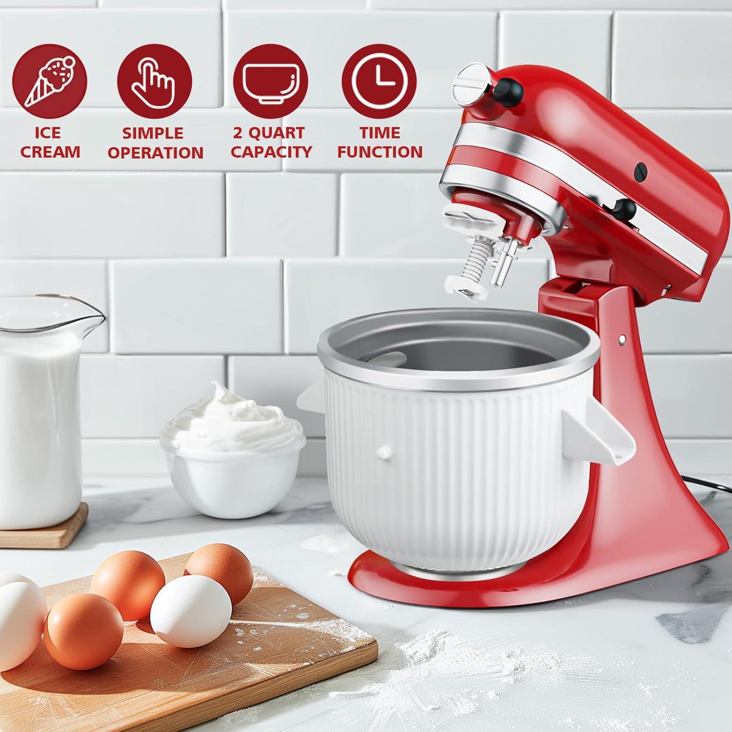 Accesorio para Hacer Helado KitchenAid 2L KassunKoch