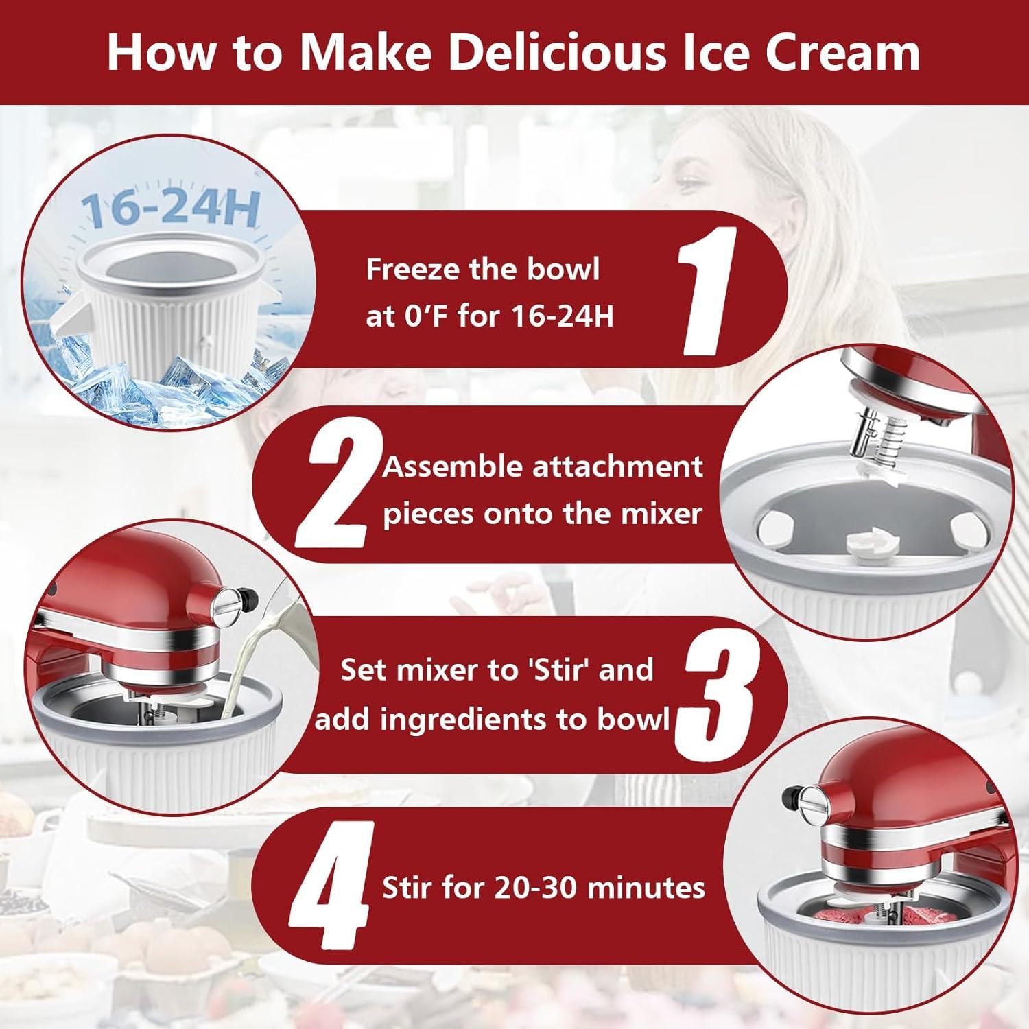 Accesorio para Hacer Helado KitchenAid 2L KassunKoch