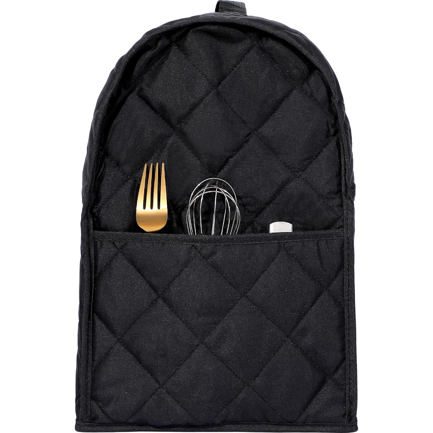 Cubierta para Batidora KitchenAid 3.5L BUBOSPER Negra con Bolsillos