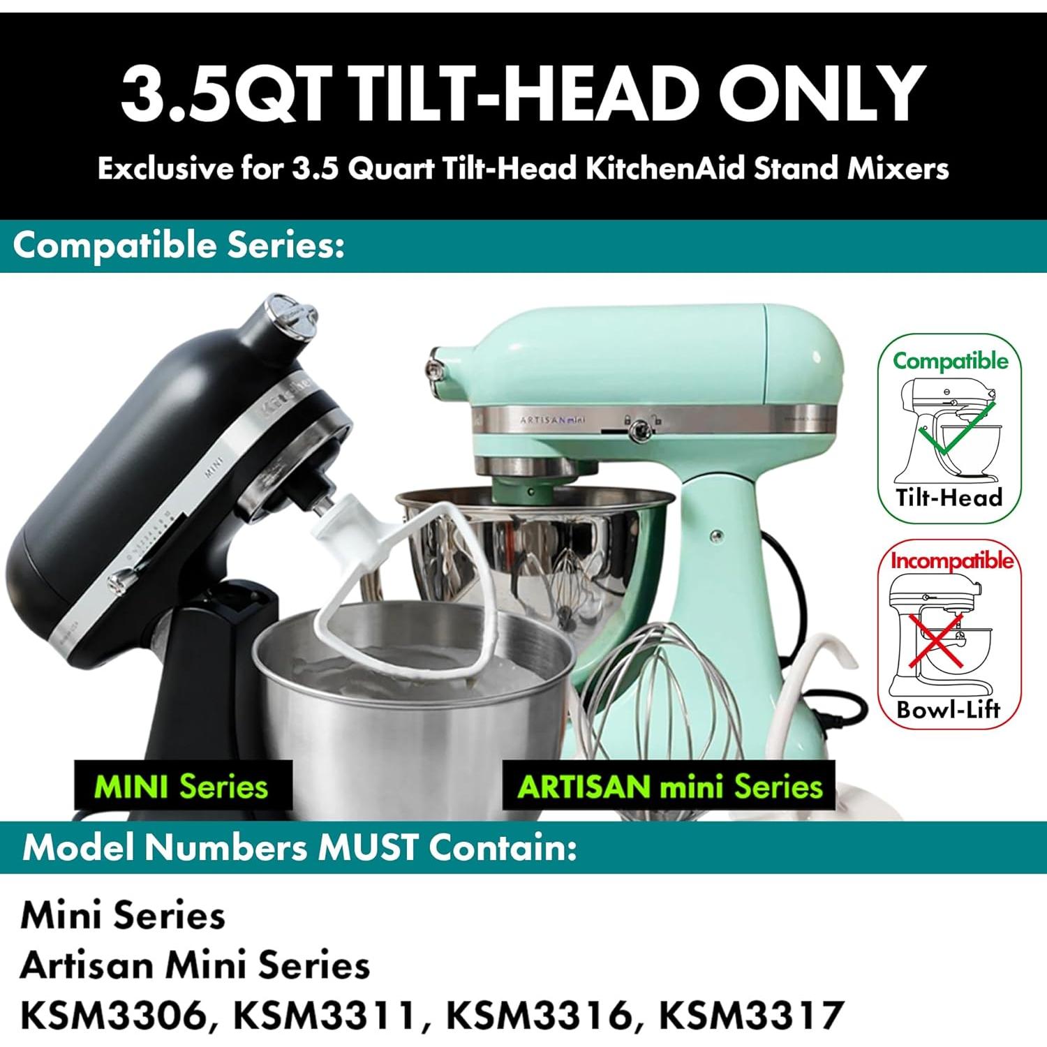 Batidor Flexible Pro FEB3 para KitchenAid 3.5QT - Acero Inoxidable