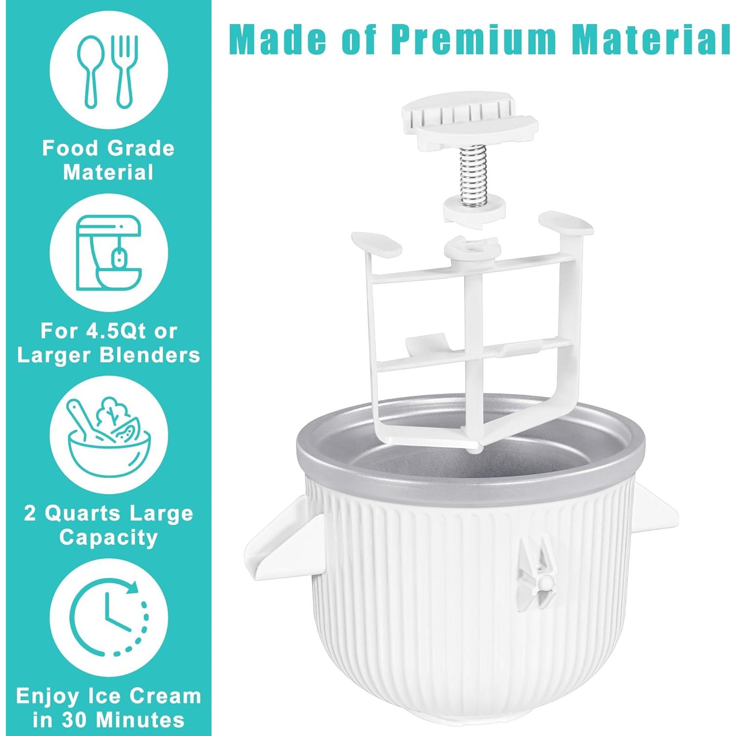 Accesorio para Hacer Helados KitchenAid 4.5QT - Tazón 2L