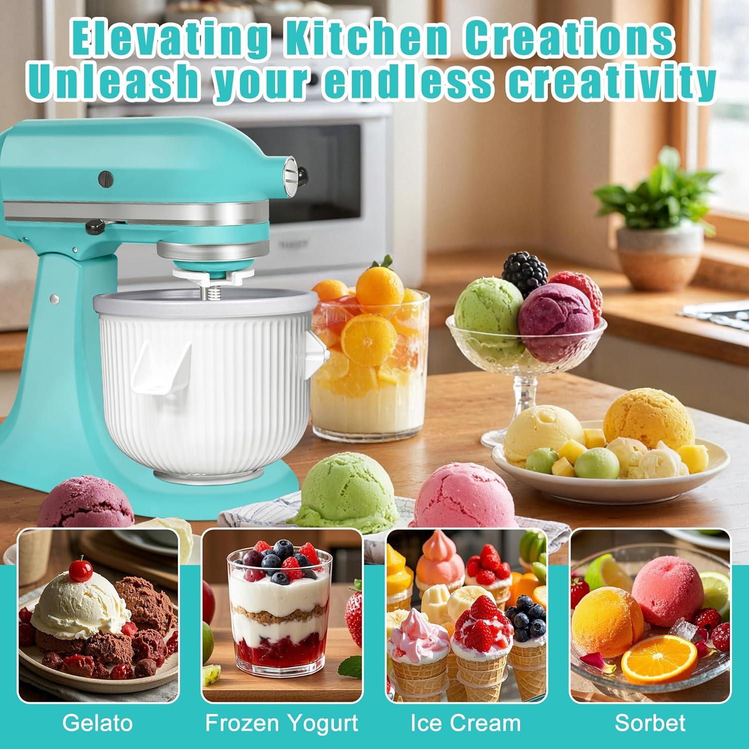 Accesorio para Hacer Helados KitchenAid 4.5QT - Tazón 2L