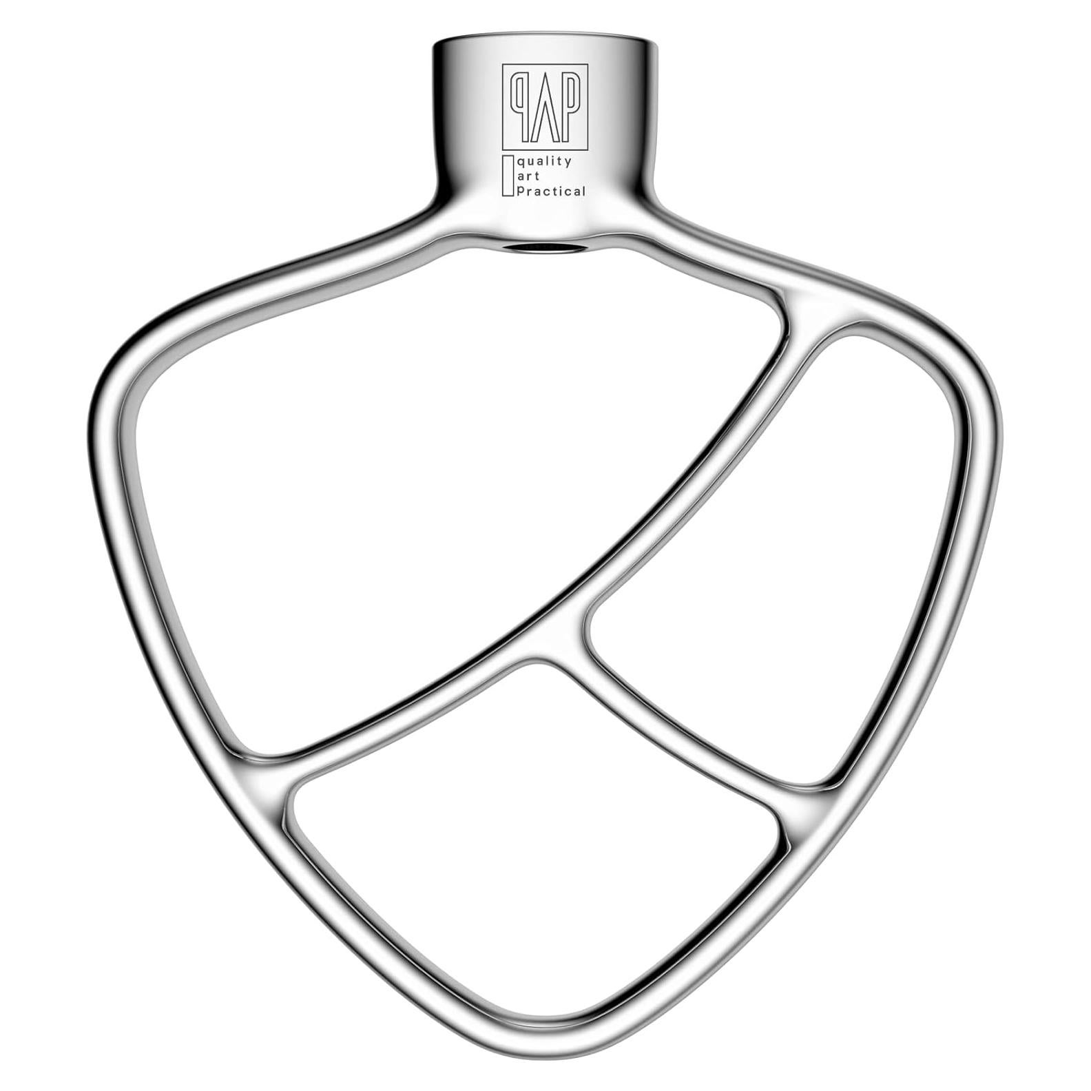 Paleta de Acero Inoxidable KitchenAid 4.5-5 QT - Batidor Plano