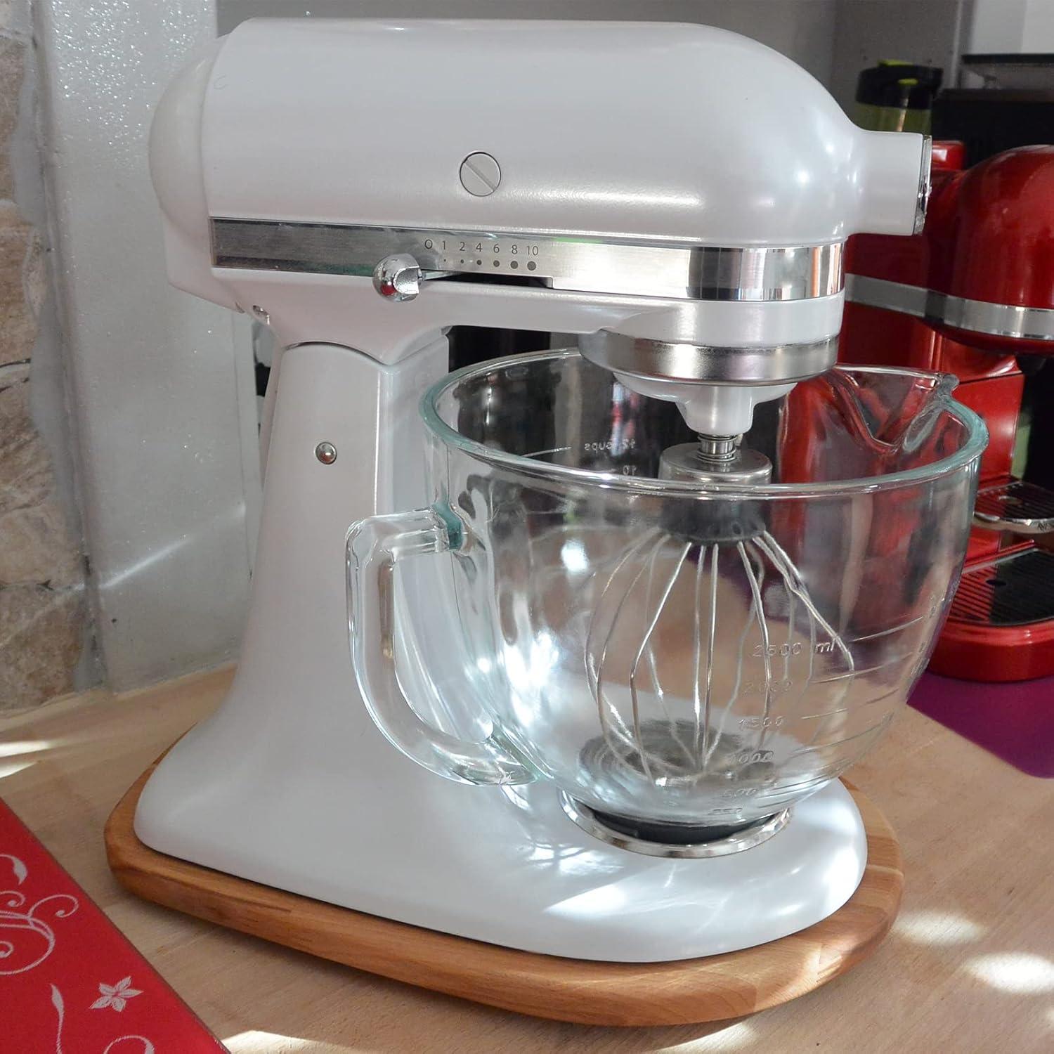 Tazón de Mezcla de Vidrio MOLIGOU 5 Litros Compatible Kitchenaid