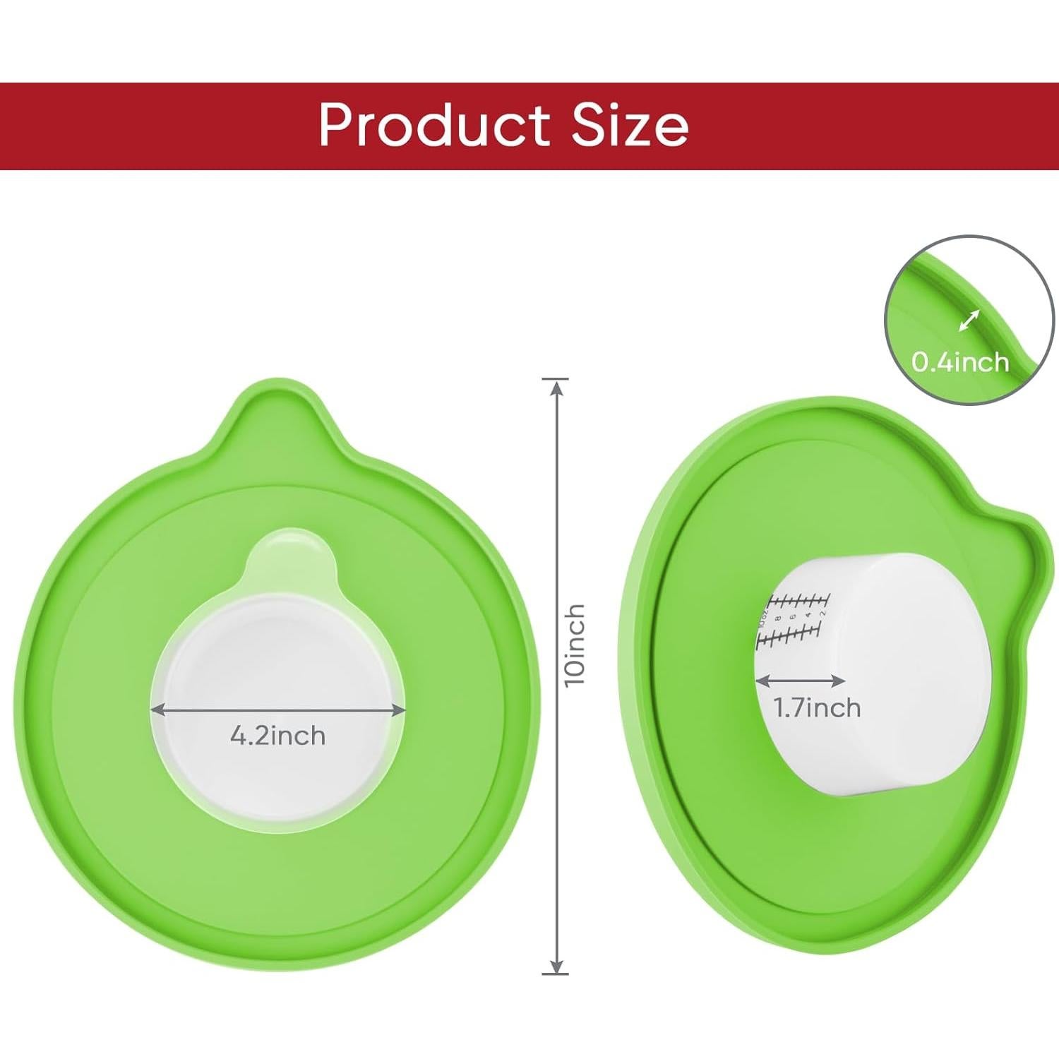 Tazón de vidrio Kitwanda 4.73L para batidora KitchenAid con tapa