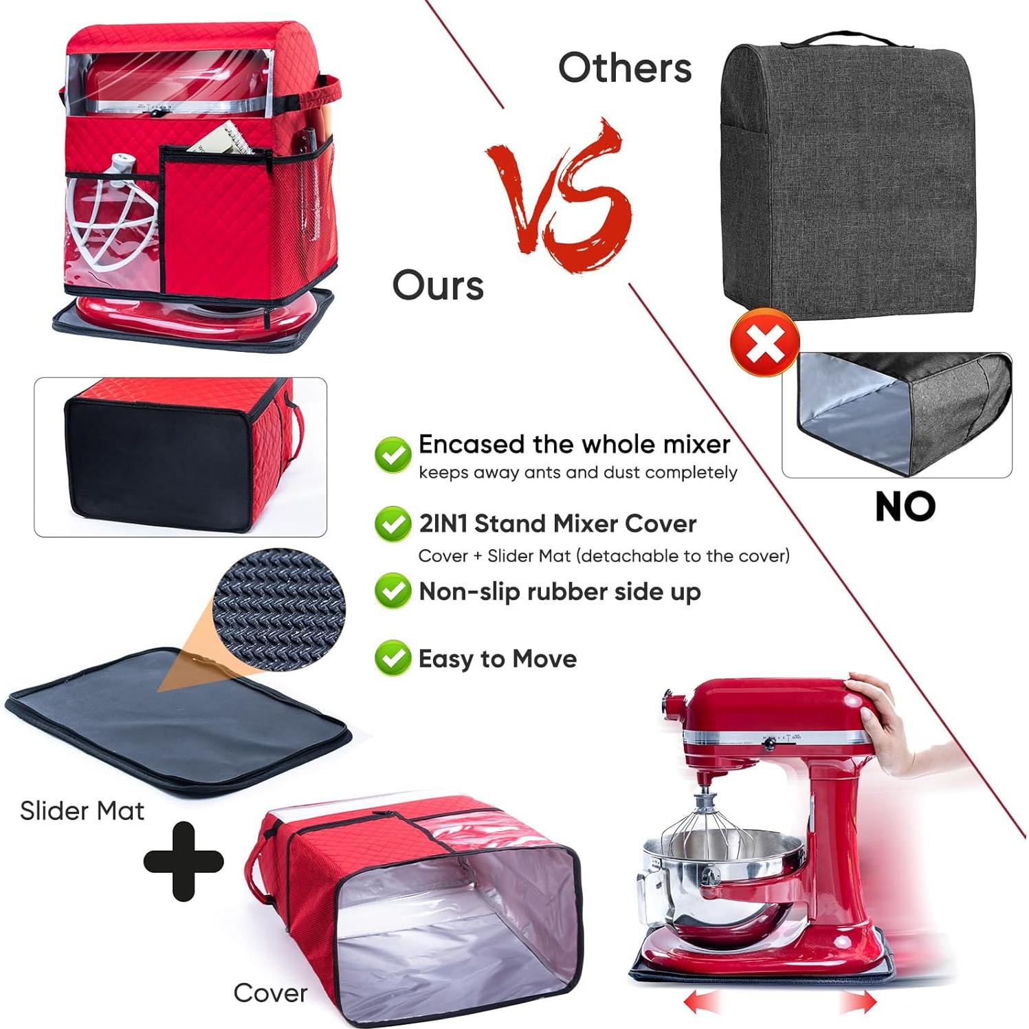 Funda para Batidora de Pie BAGSPRITE 6-8 Qt con Base Deslizante