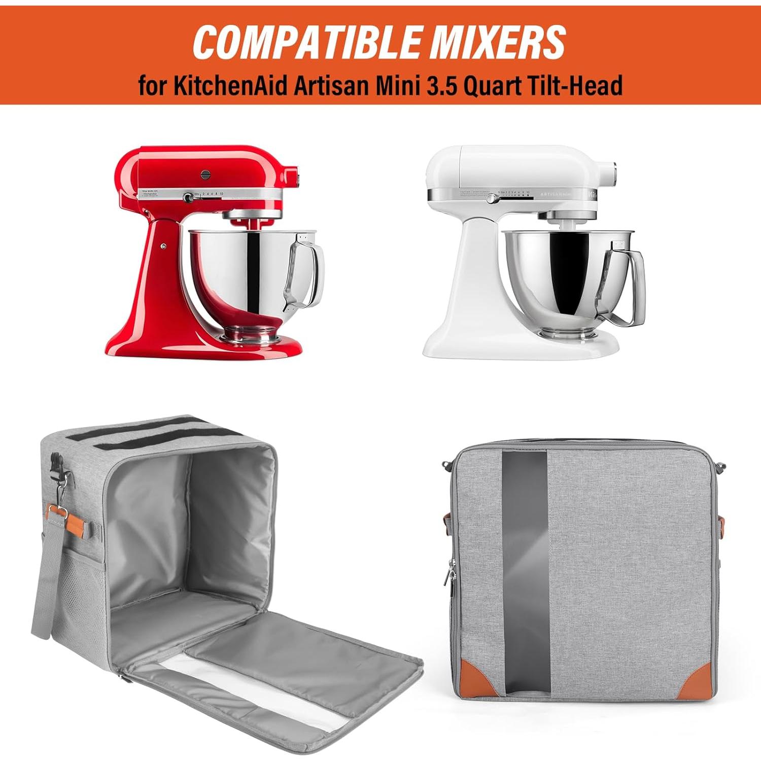 Cubierta para Batidora de Pie KitchenAid 4.5-5 Cuartos Gris