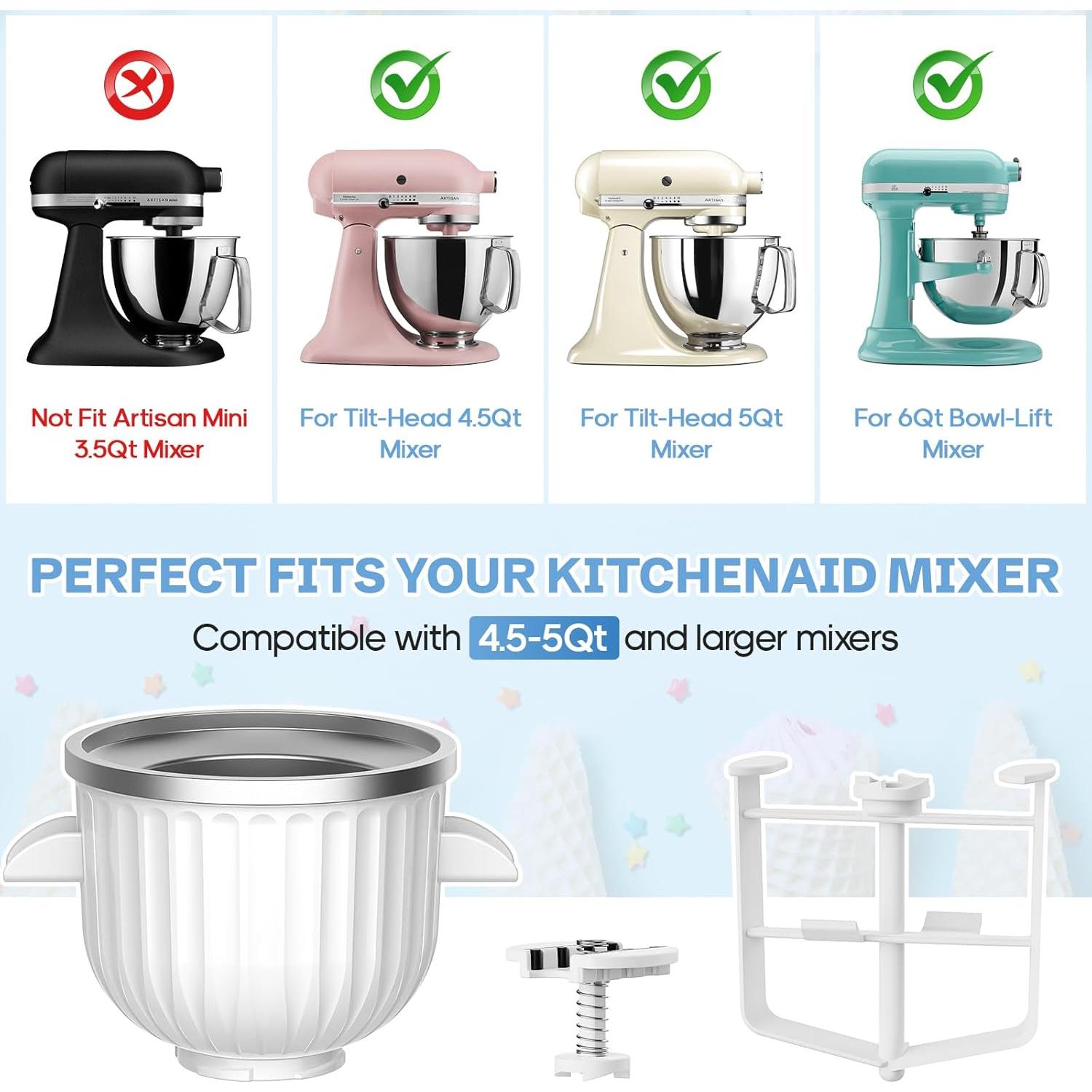 Accesorio para Hacer Helados GVODE 2QT para KitchenAid