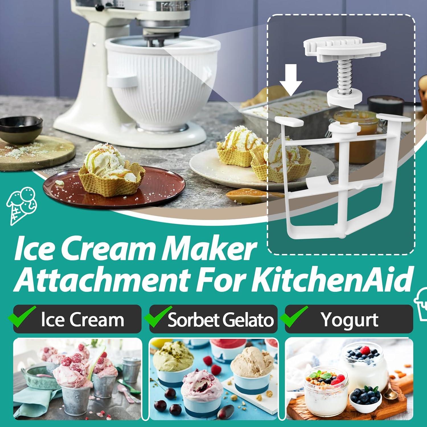Conjunto de Transmisión y Paleta para Helados KitchenAid - 2 Pcs