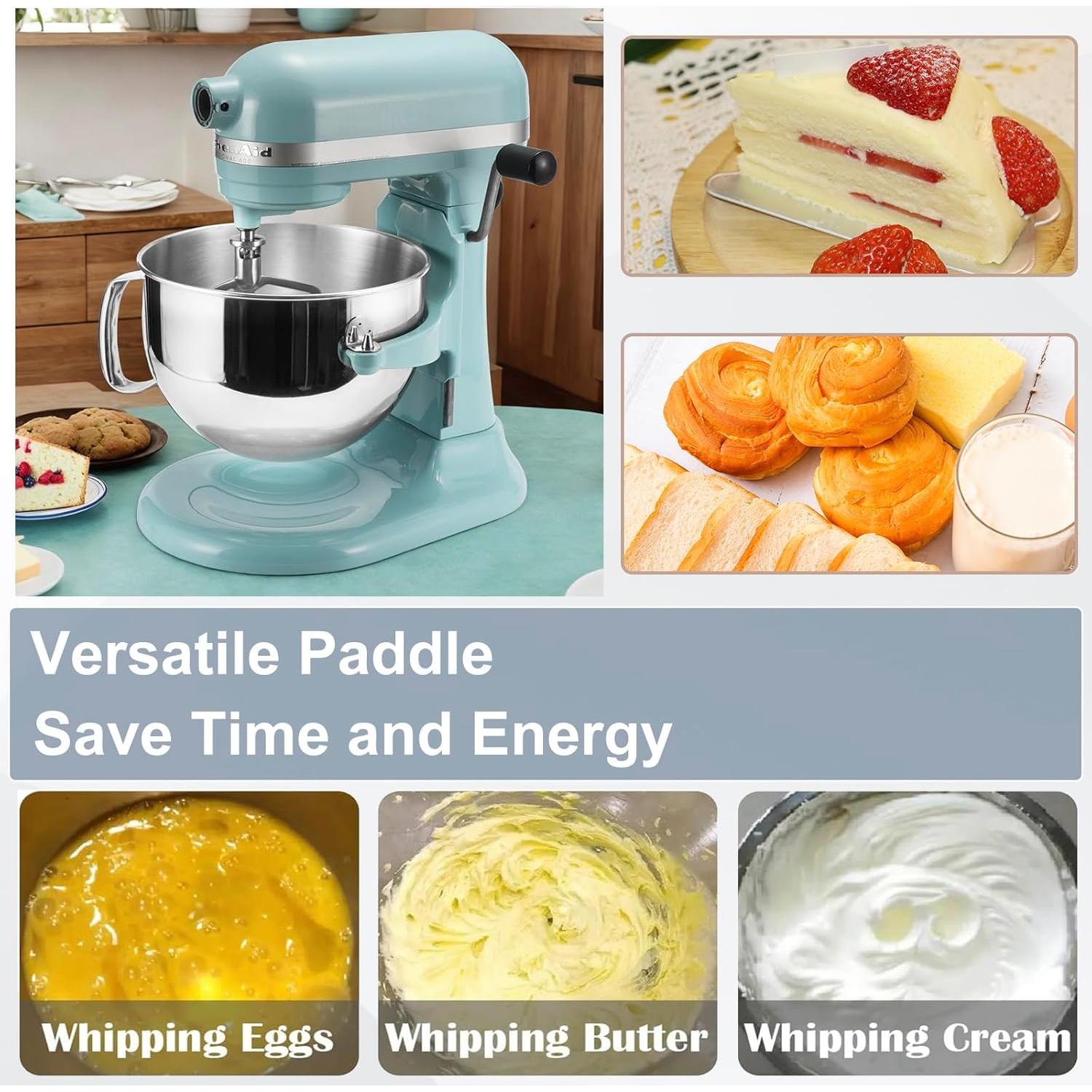 Batidor de acero inoxidable KitchenAid KN256WW 6 cuartos