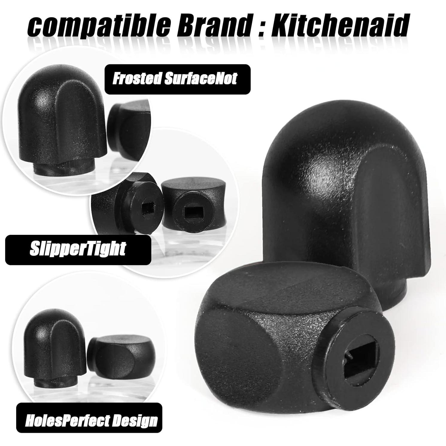 Repuesto perillas de control KitchenAid 2 piezas plástico negro