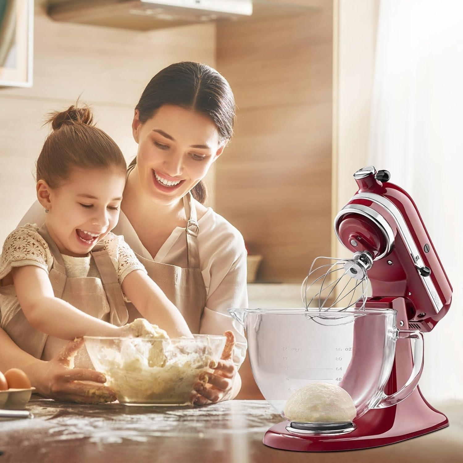 Tazón de Vidrio KitchenAid 5 Cuartos con Marcas de Medición