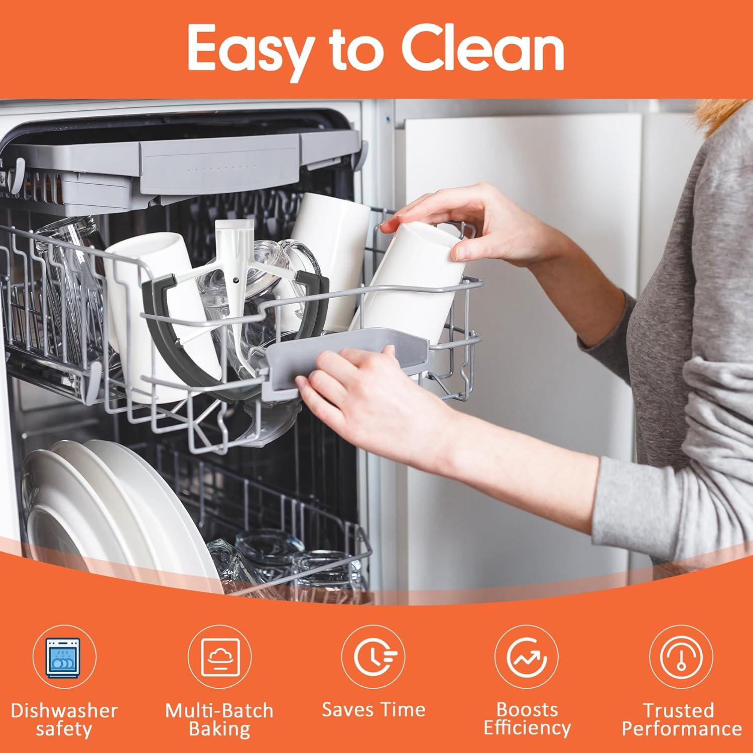 Batidor de borde flexible KitchenAid 6qt - Silicona antiadherente