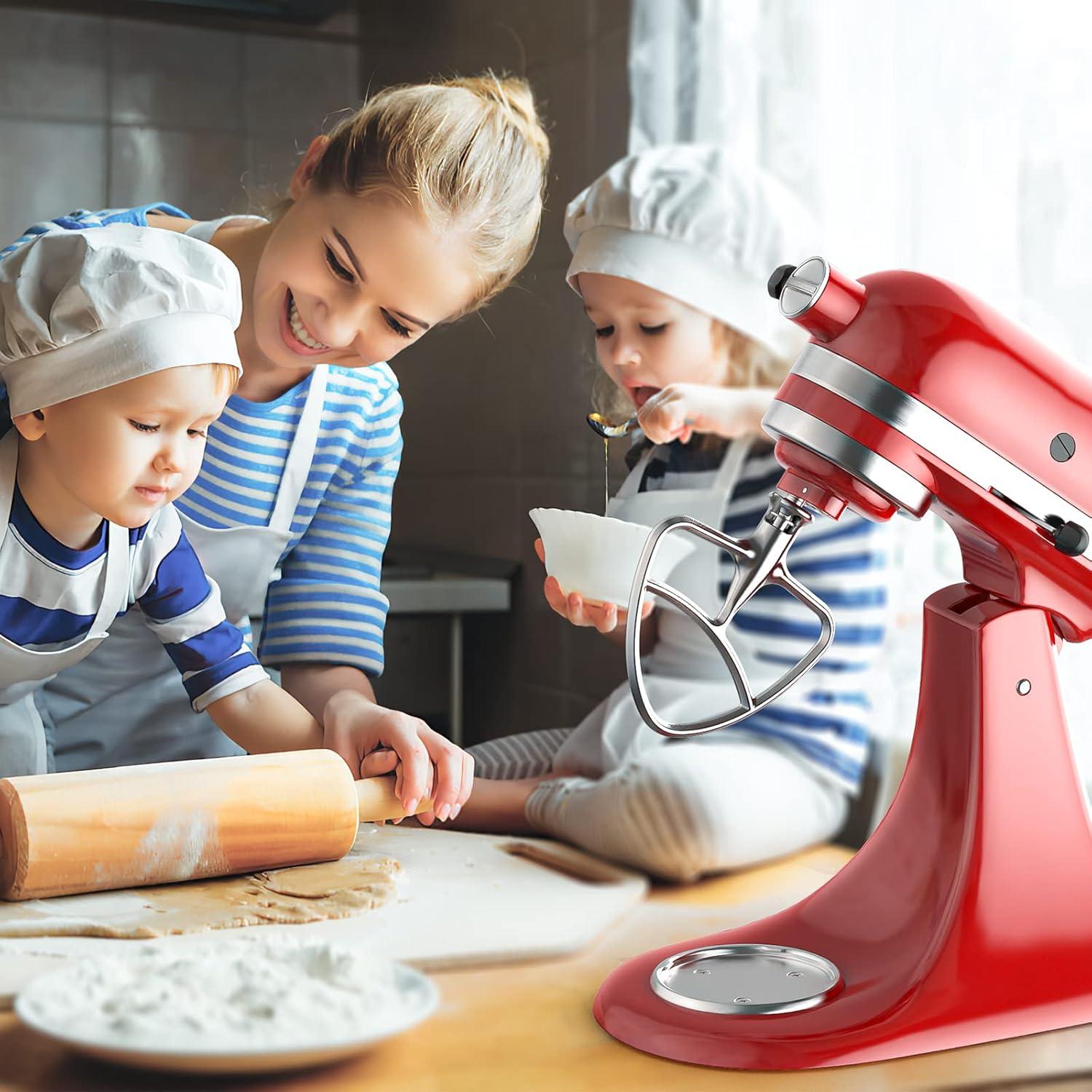 Accesorio de Paleta de Acero Inoxidable COFUN para KitchenAid 4.5-5Qt