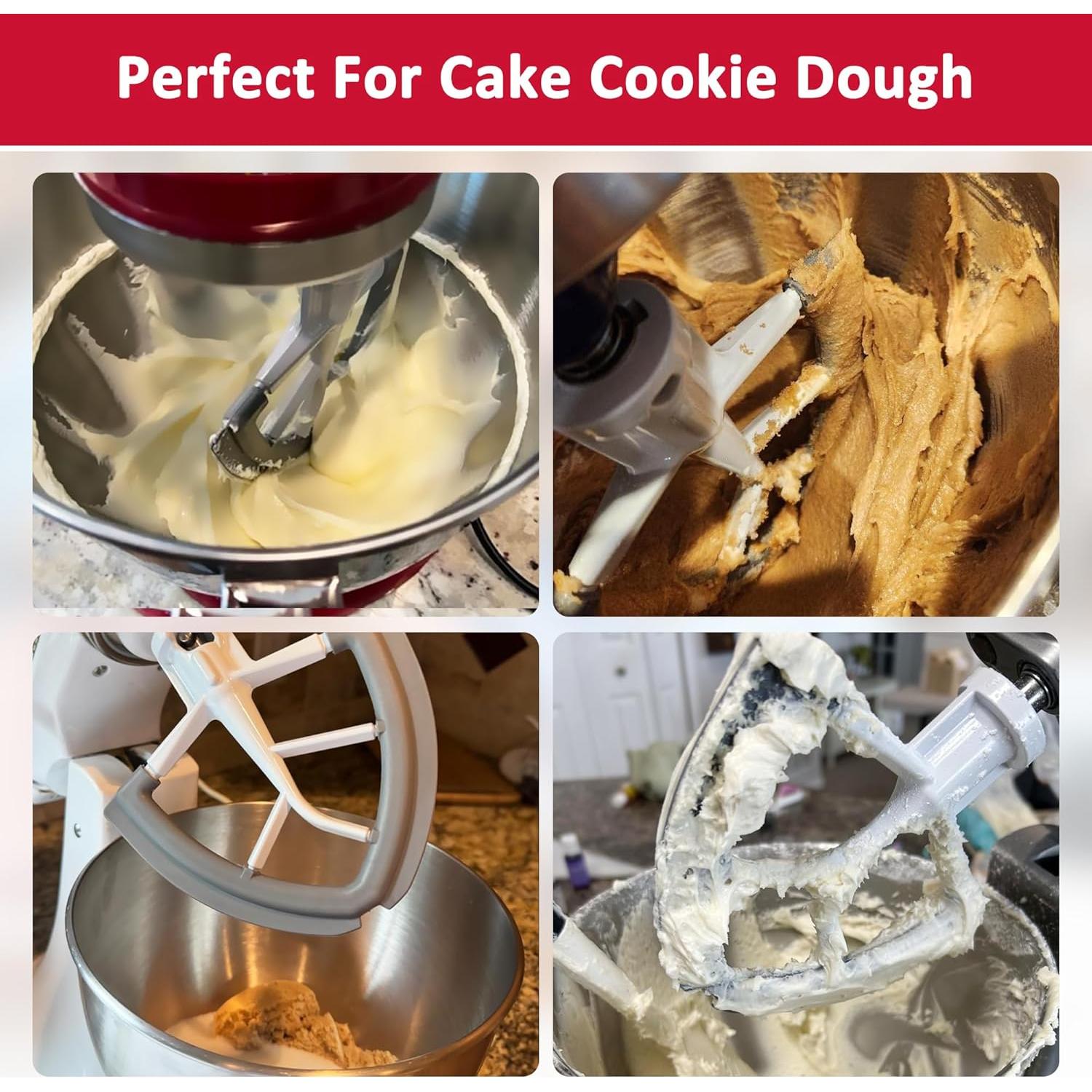 Batidor Flex Edge KitchenAid 4.5/5 Qt Gris - Silicona Auto-Raspadora