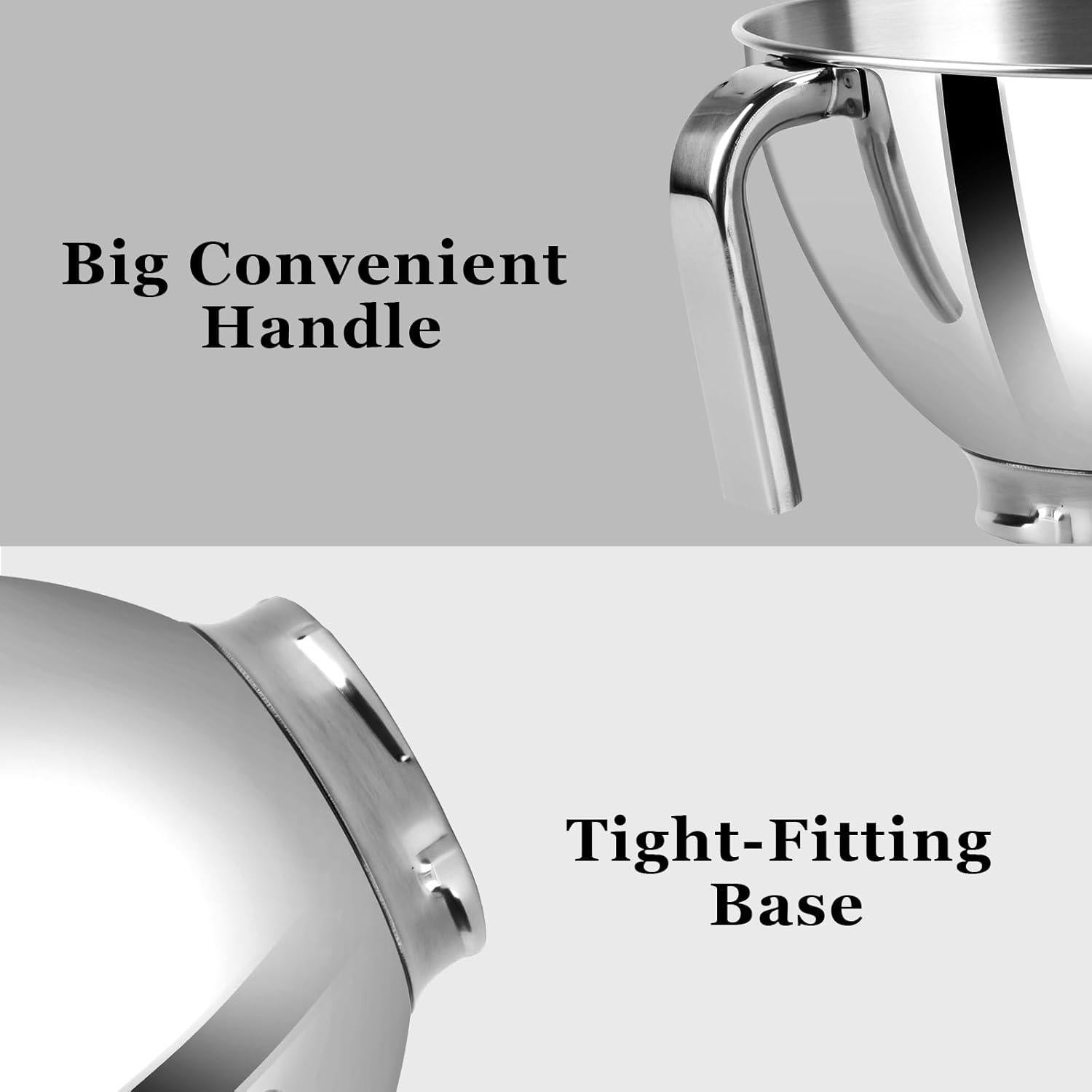 Tazón Acero Inoxidable 3QT Kitwanda Compatible KitchenAid