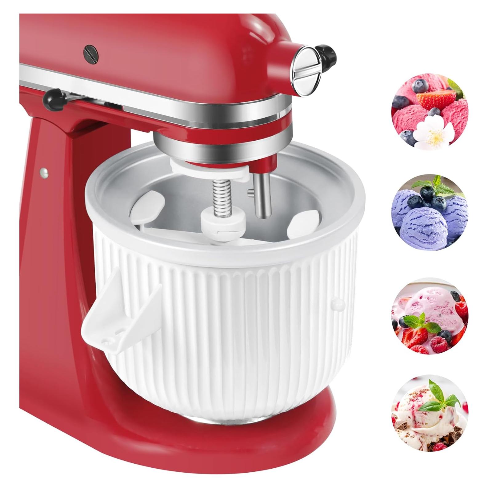 Accesorio Hacedor de Helados GLINK para Batidora KitchenAid 4.5-6Qt