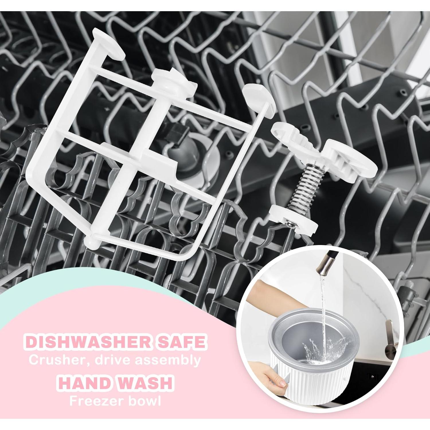 Accesorio Hacedor de Helados GLINK para Batidora KitchenAid 4.5-6Qt