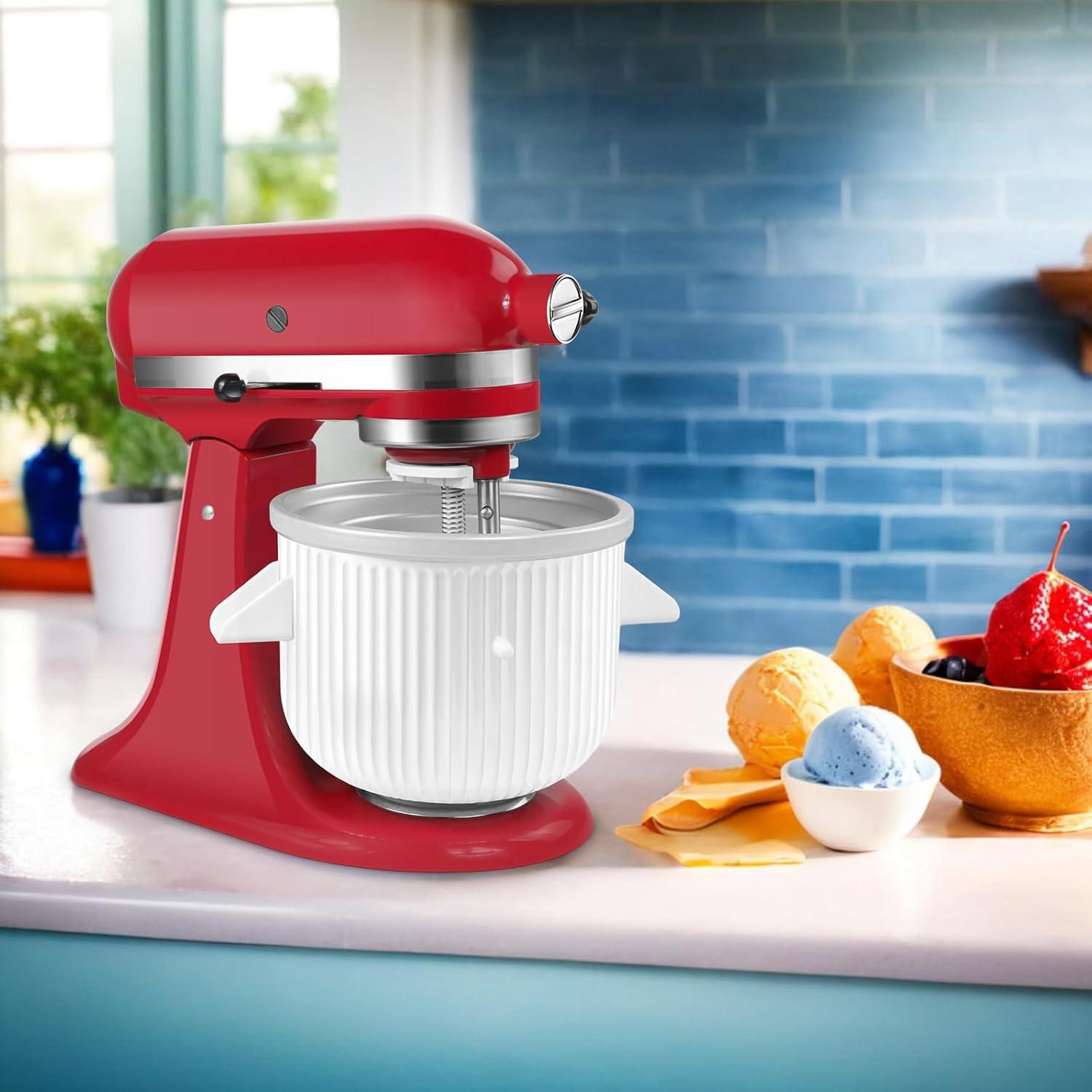 Accesorio Hacedor de Helados GLINK para Batidora KitchenAid 4.5-6Qt