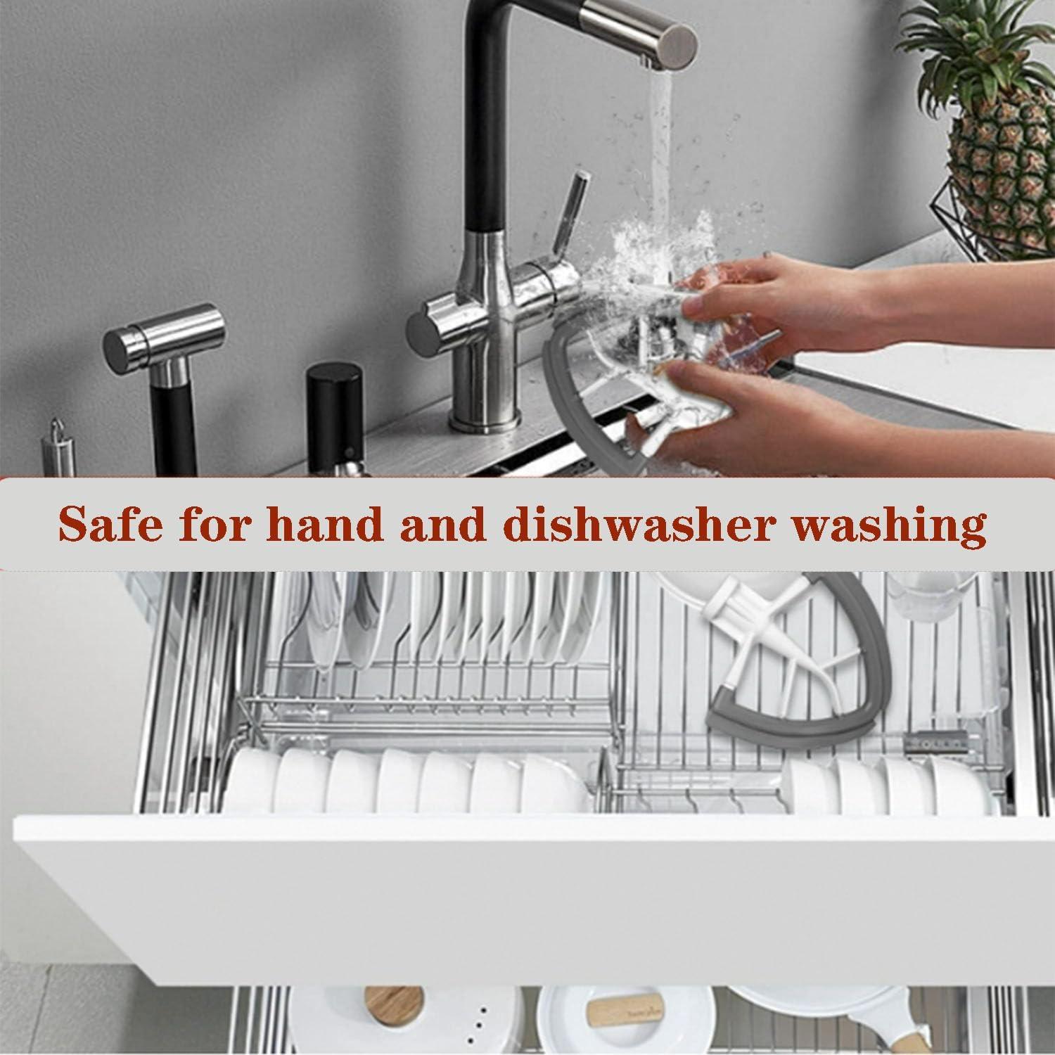 Batidor de Borde Flexible KitchenAid 4.5-5 Qt Metal y Silicona