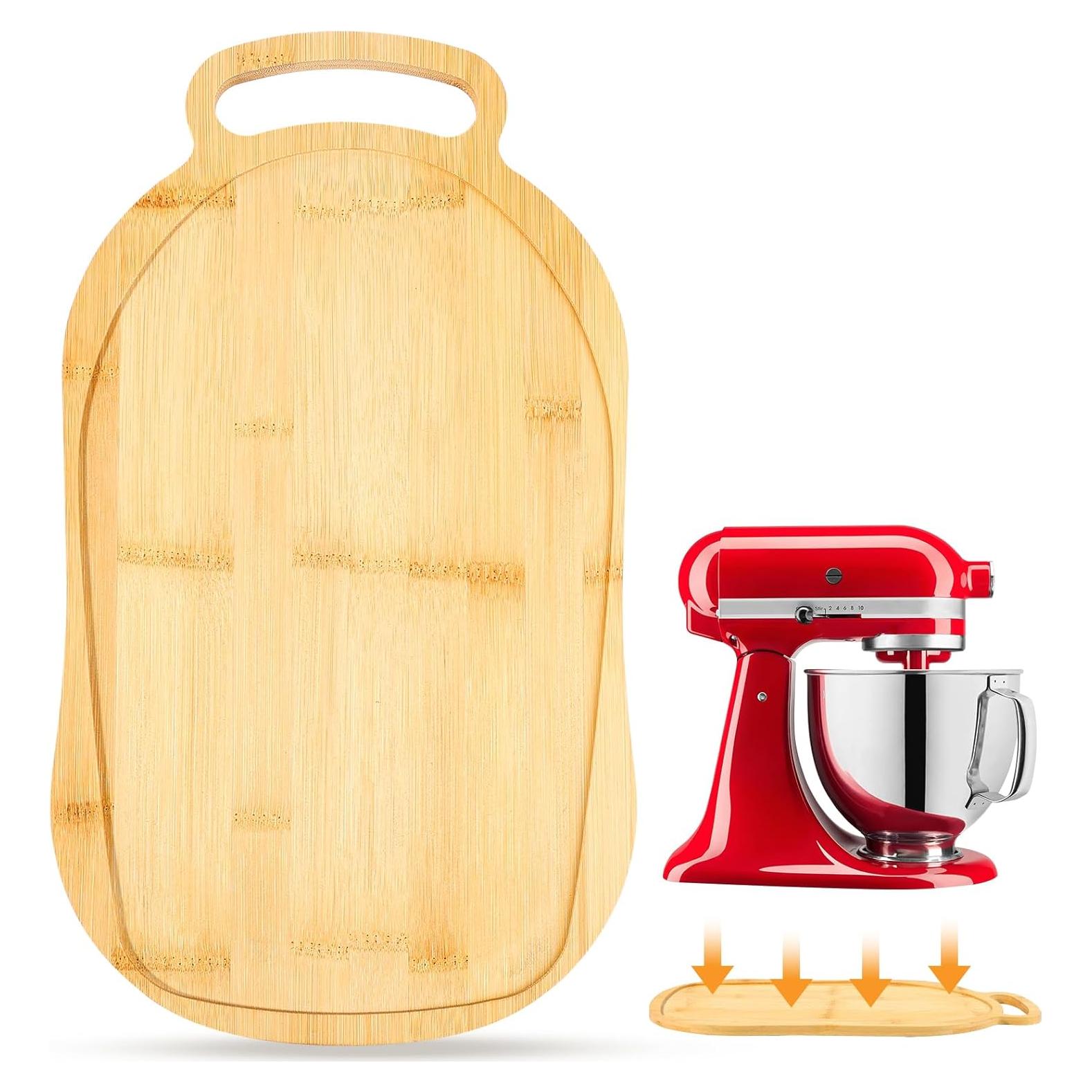 Alfombrilla Deslizante de Bambú Ottkids para Mezclador 4.5-5 Qt