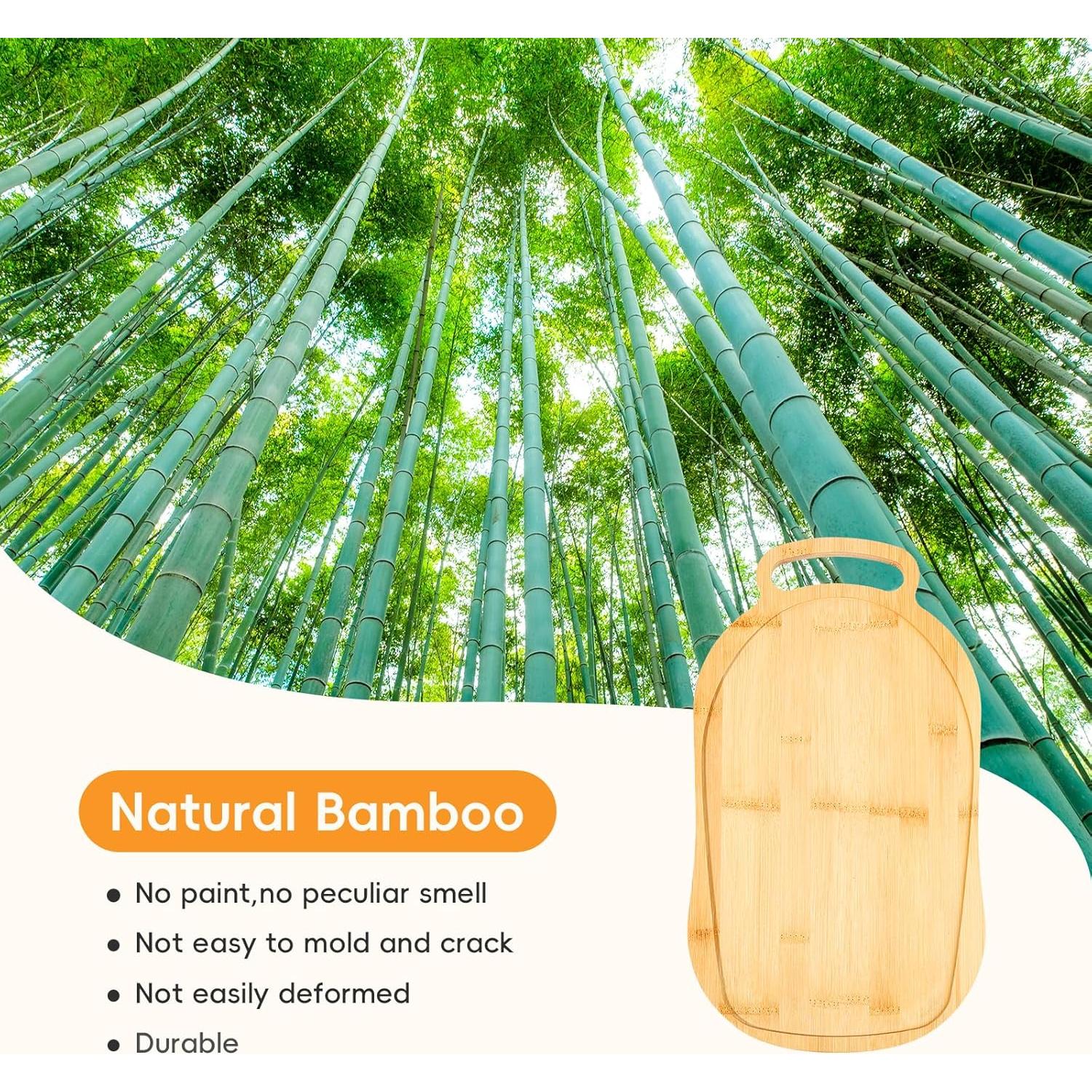 Alfombrilla Deslizante de Bambú Ottkids para Mezclador 4.5-5 Qt