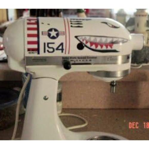 Kit Calcomanías Mezclador Avión Tiburón FlameKA 30 Piezas