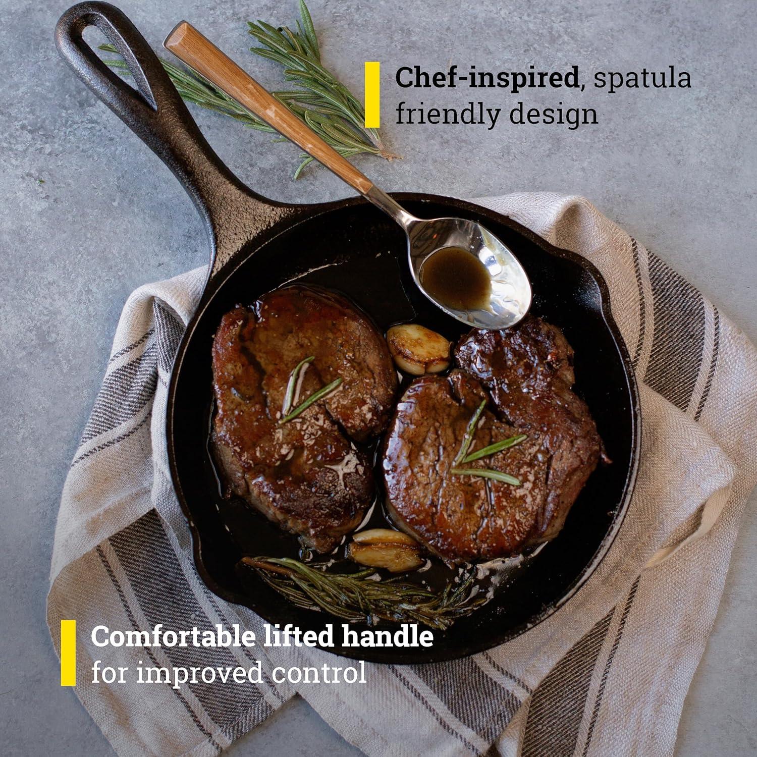 Sartén de Hierro Fundido Lodge 8" Antiadherente - Modelo LC8SK