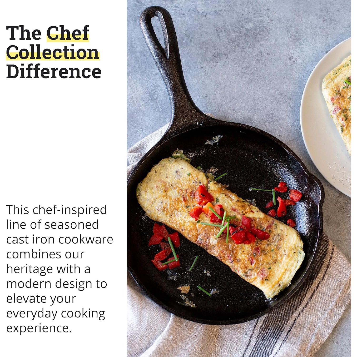 Sartén de Hierro Fundido Lodge 8" Antiadherente - Modelo LC8SK