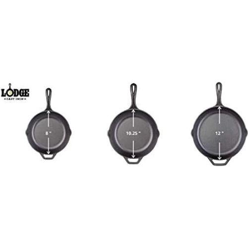 Set de 3 Sartenes de Hierro Fundido Lodge 20.32-30.48 cm