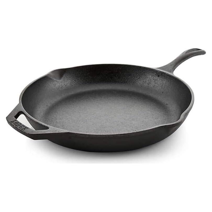 Sartén de Hierro Fundido Lodge 30 cm - Antiadherente y Ergonómico